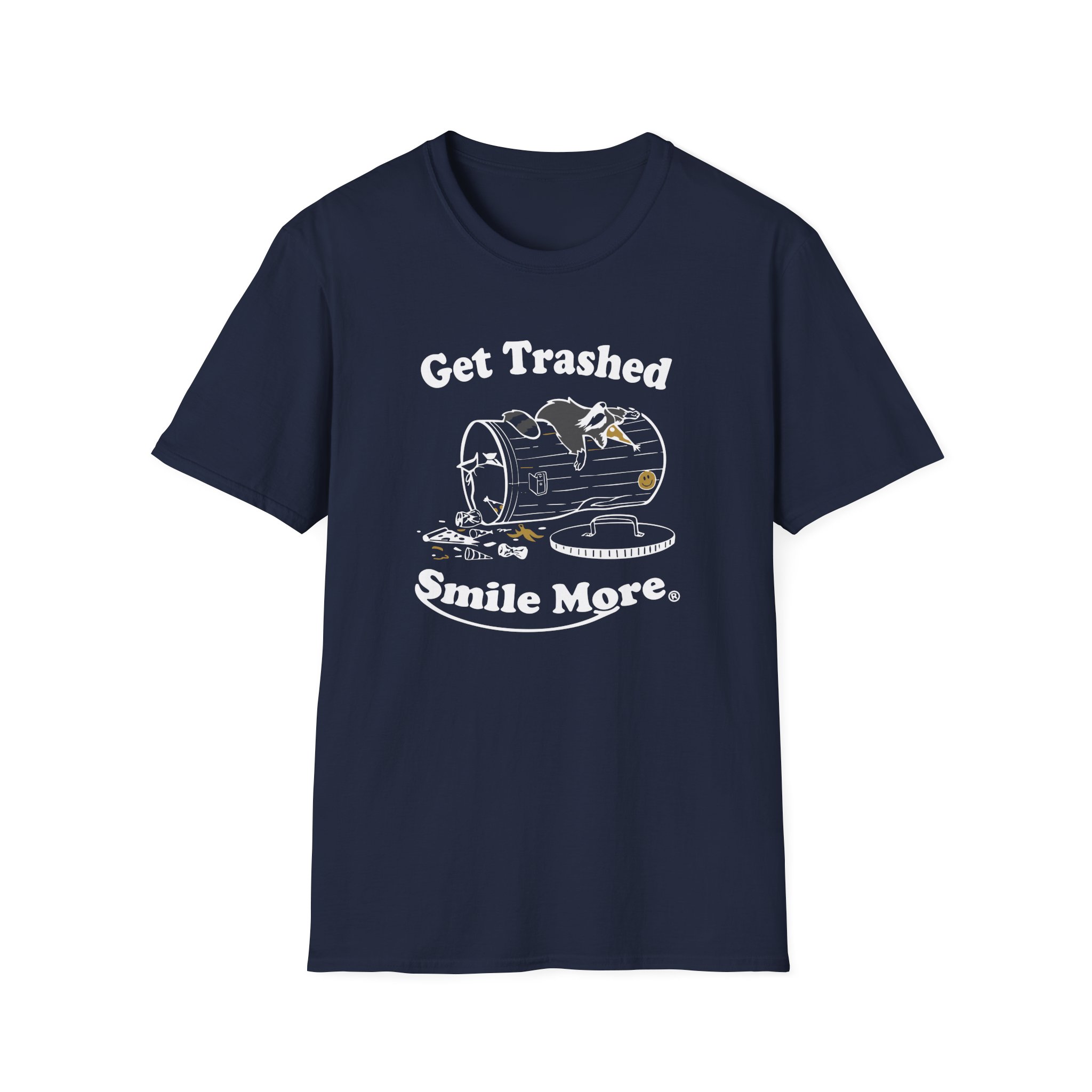 Roman Atwood Get Trashed Unisex Softstyle T-Shirt - Image 17