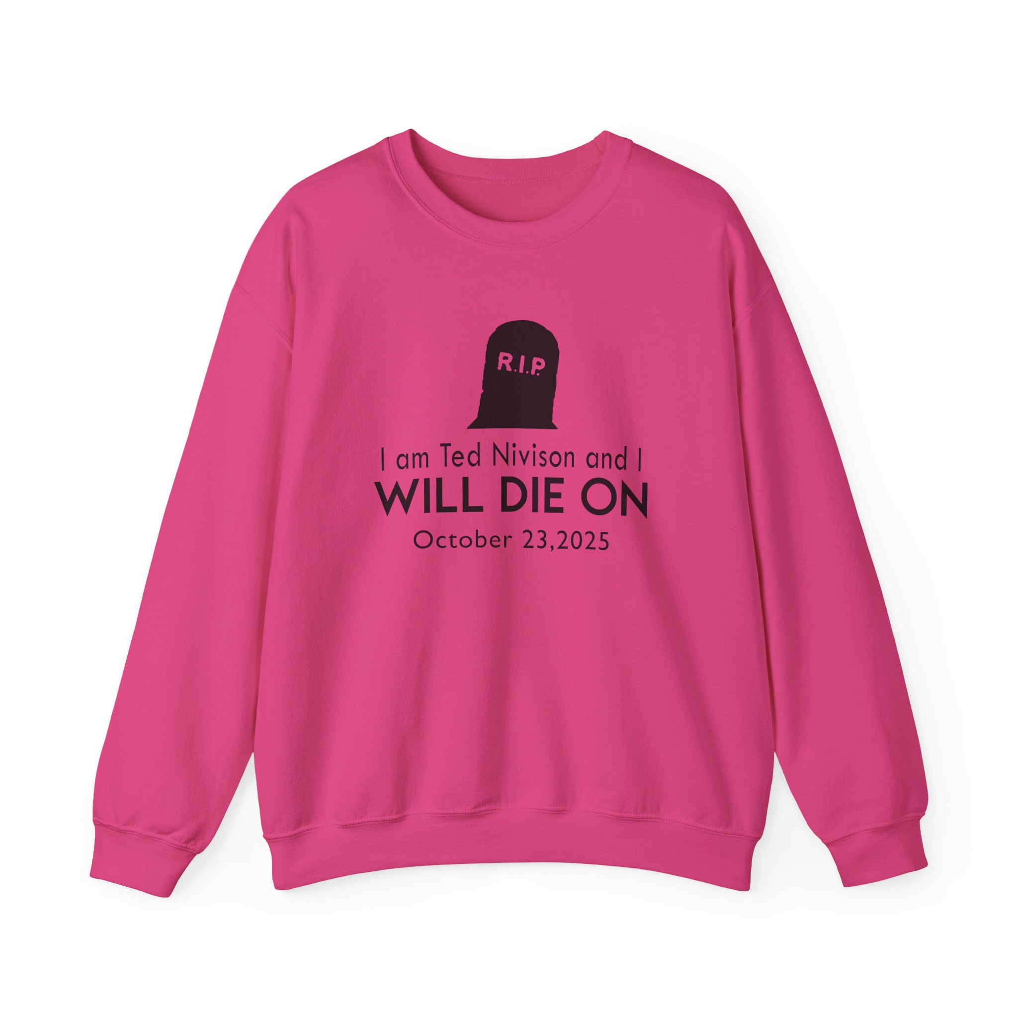 Jschlatt I Am Ted Nivison and I Will Die on Unisex Heavy Blend™ Crewneck Sweatshirt - Image 19