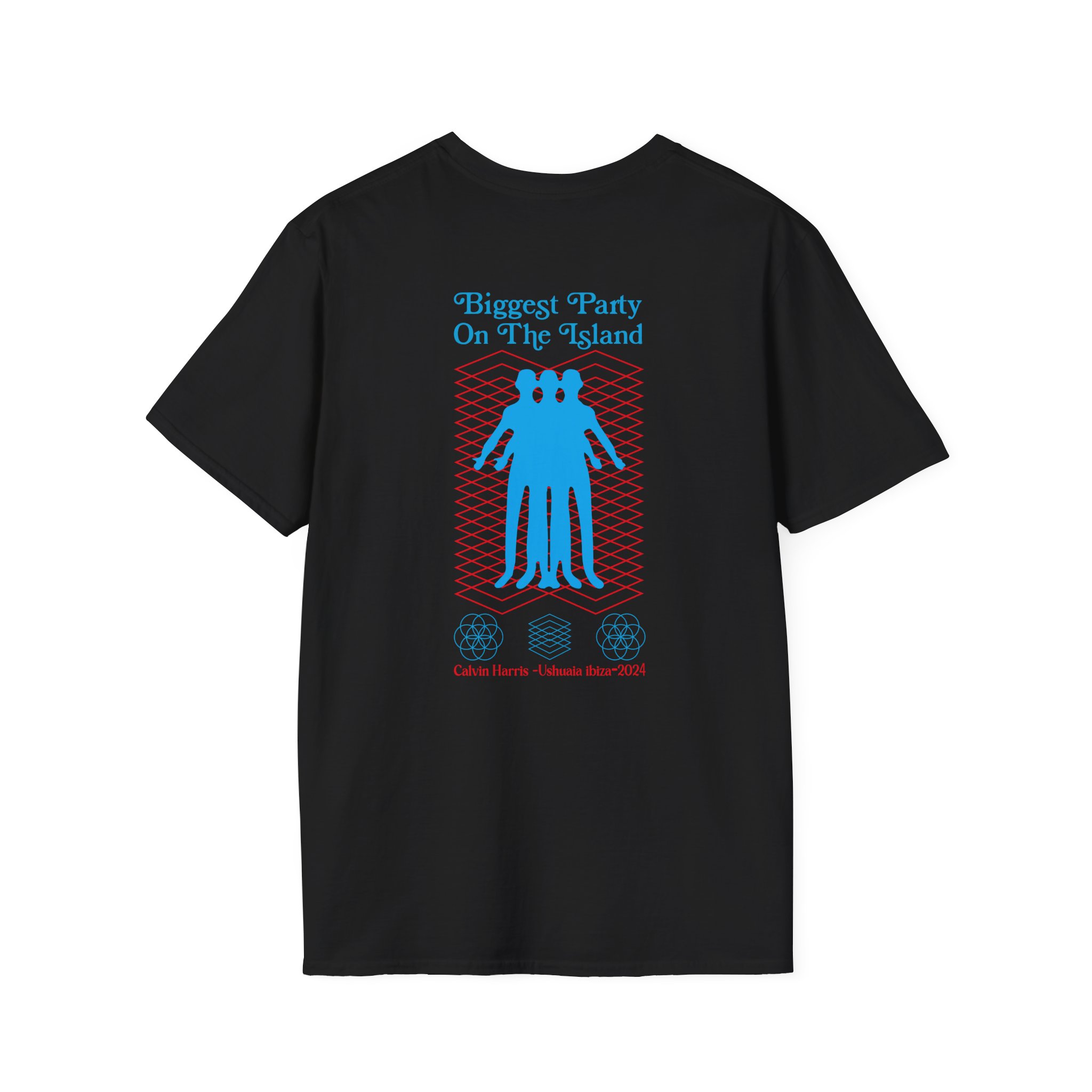Calvin Harris Ushuaia Higher Level Unisex Softstyle T-Shirt - Image 4