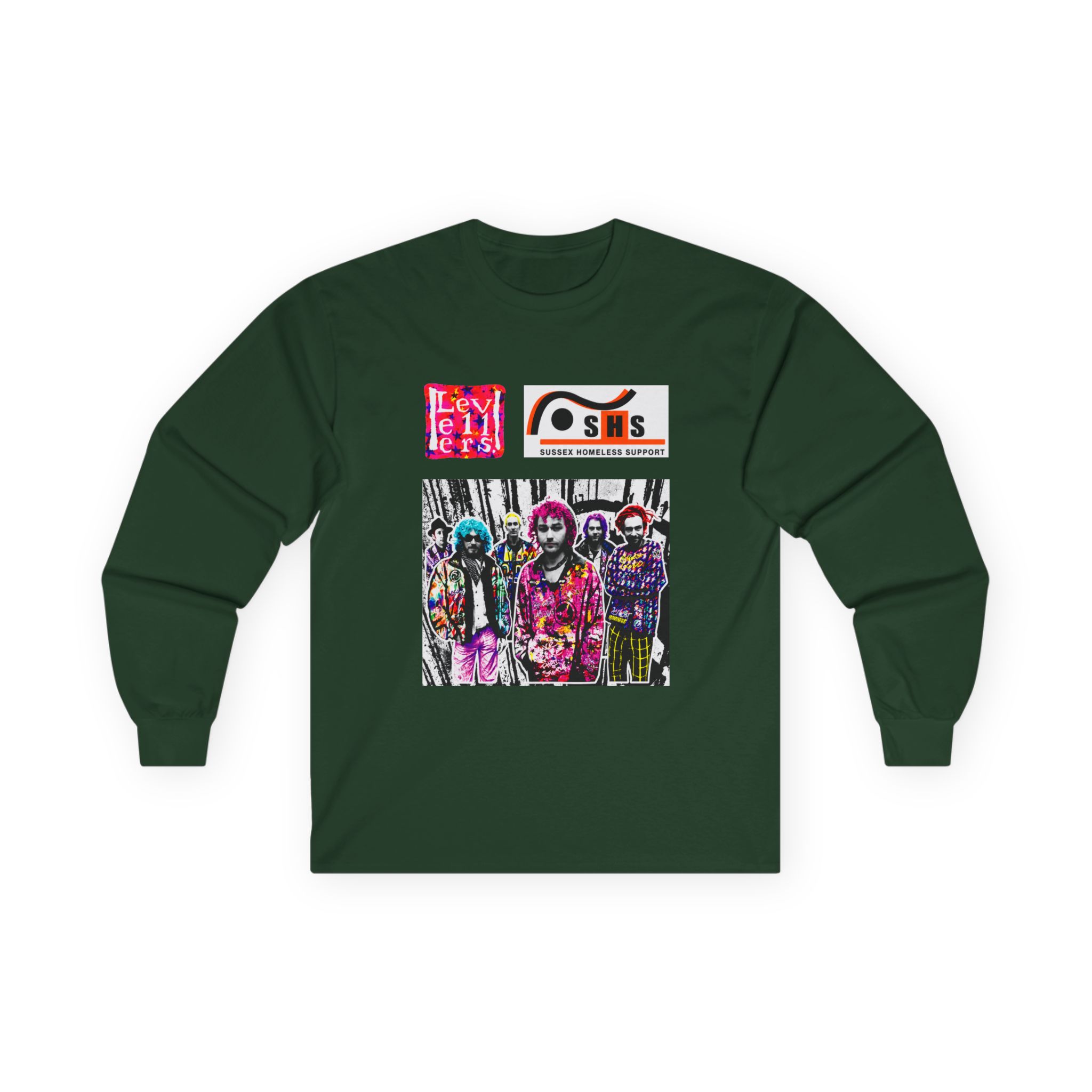 Levellers Postman Print Unisex Ultra Cotton Long Sleeve Tee - Image 5