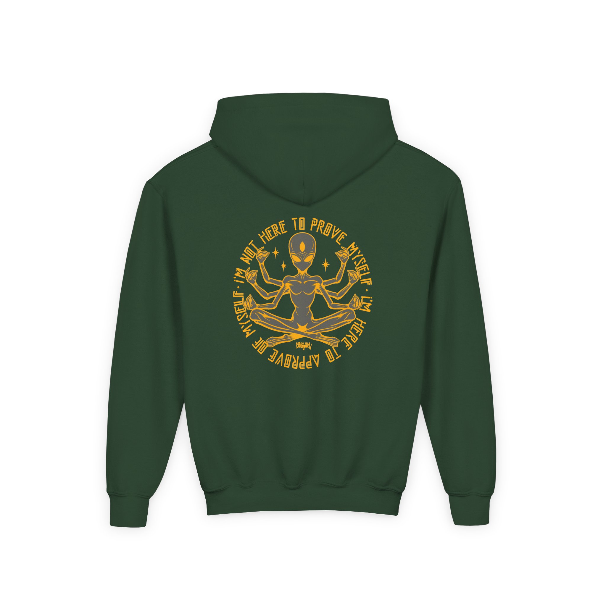 Lsdream Cosmic Upgrade Youth Heavy Blend Hooded Sweatshirt - Image 8