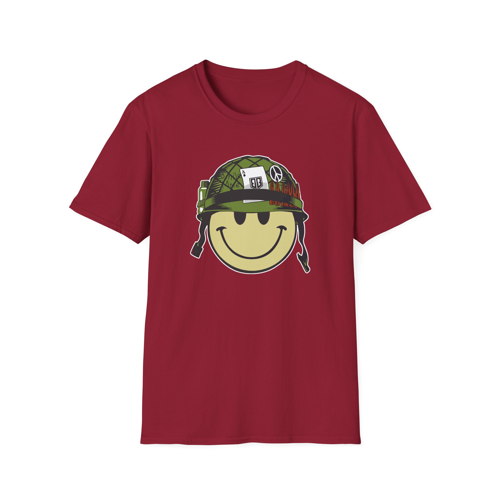 Roman Atwood Smiley Unisex Softstyle T-Shirt - Image 25