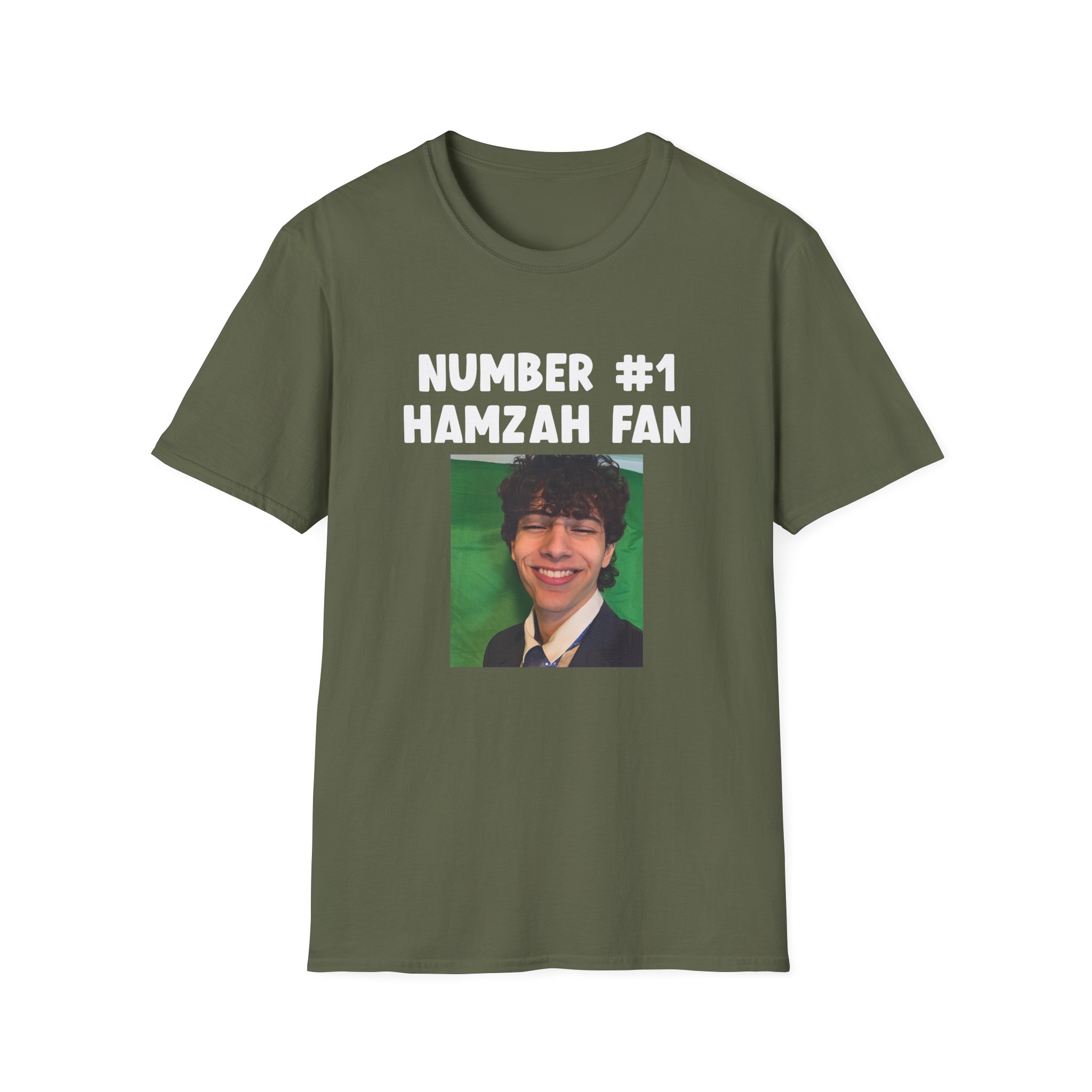 Hamza Slushynoobz Fan Unisex Softstyle T-Shirt - Image 7
