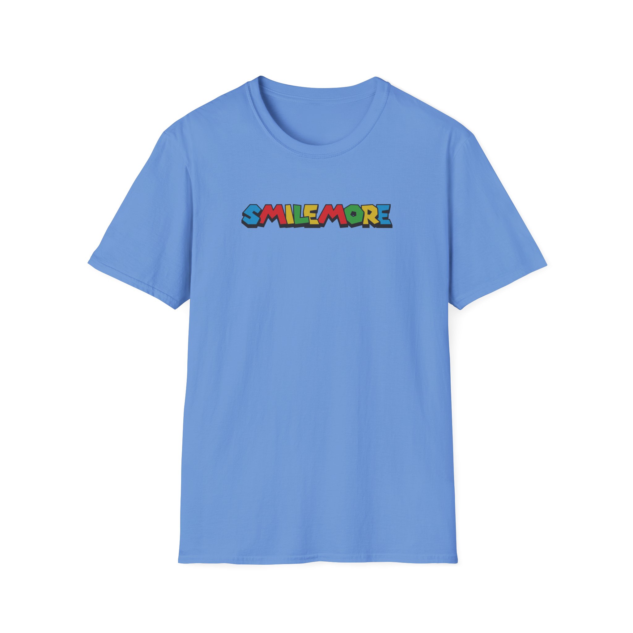 Roman Atwood Colorful Smile More Unisex Softstyle T-Shirt - Image 23