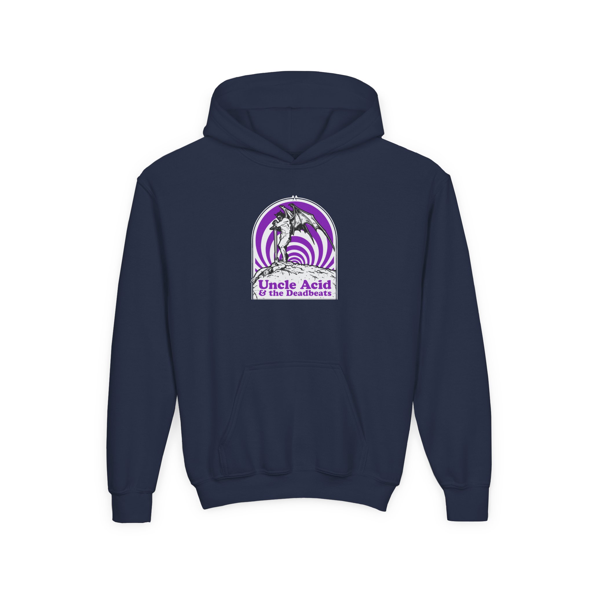 Deadbeats & Uncle Acid Youth Heavy Blend Hooded Sweatshirt - Image 13