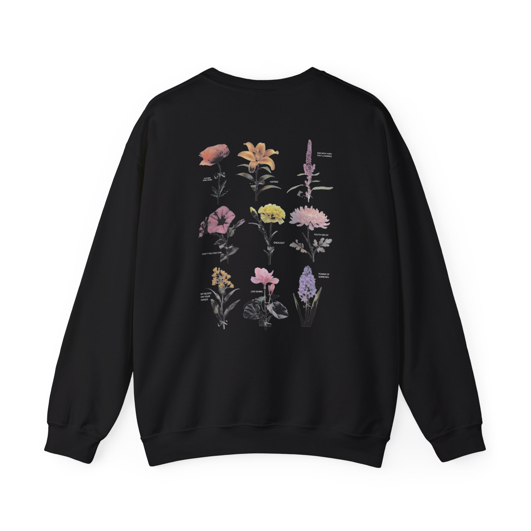 Paleface Swiss Hidden Flowers Unisex Heavy Blend™ Crewneck Sweatshirt - Image 2