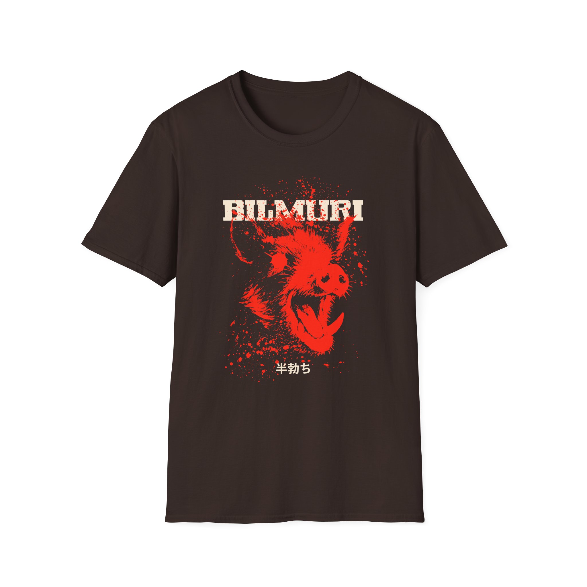 Bilmuri Kinda Hard Hog Unisex Softstyle T-Shirt - Image 3