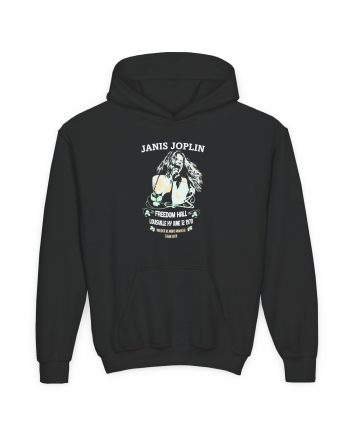 Janis Joplin Freedom Hall Youth Heavy Blend Hooded Sweatshirt