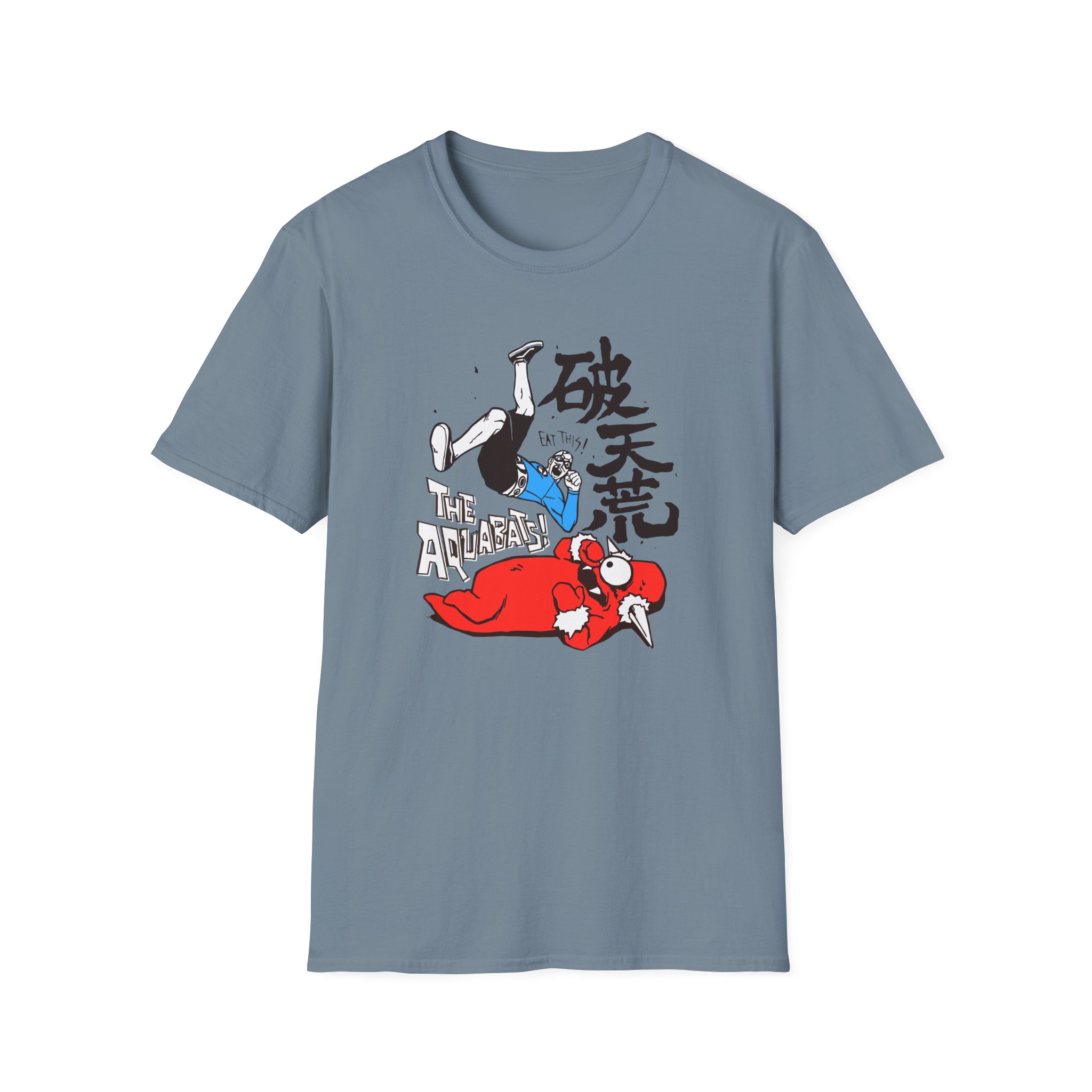 The Aquabats Elbow Drop! Archive Unisex Softstyle T-Shirt - Image 25