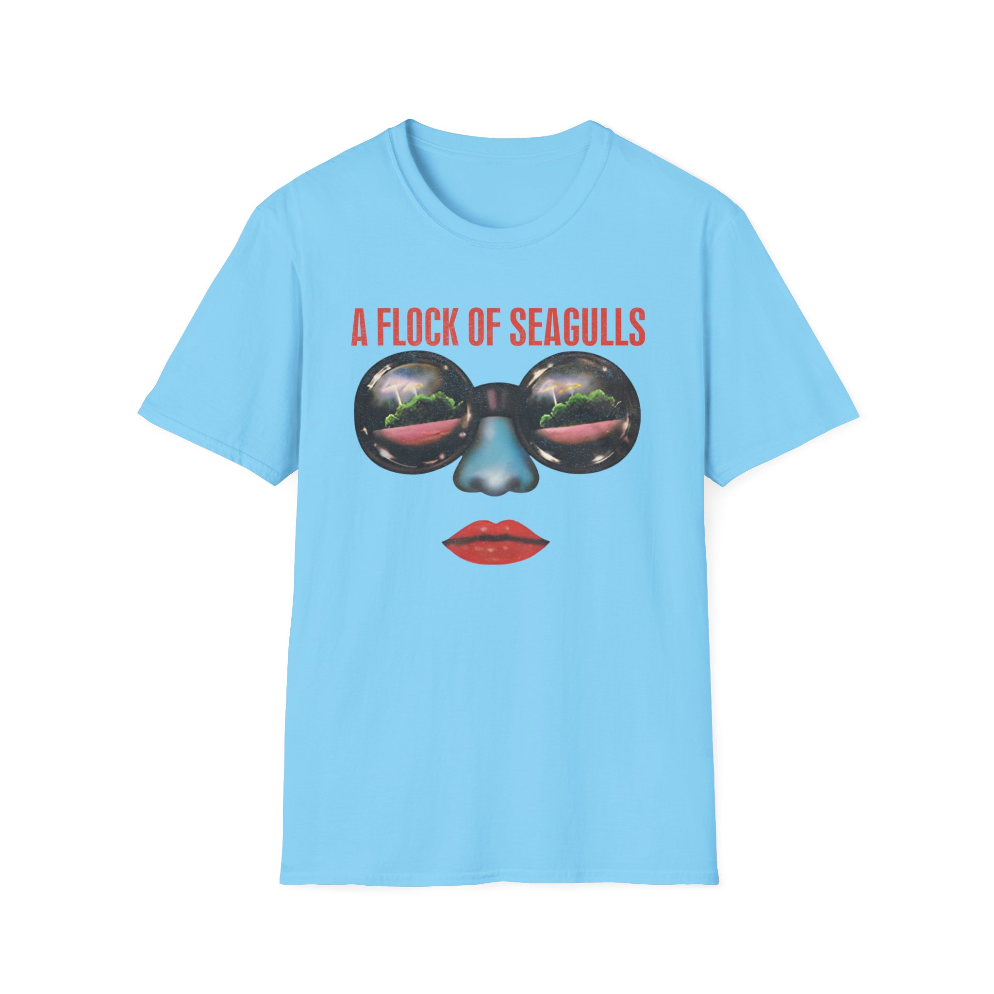 A Flock of Seagulls Us 1982 Tour Unisex Softstyle T-Shirt - Image 15