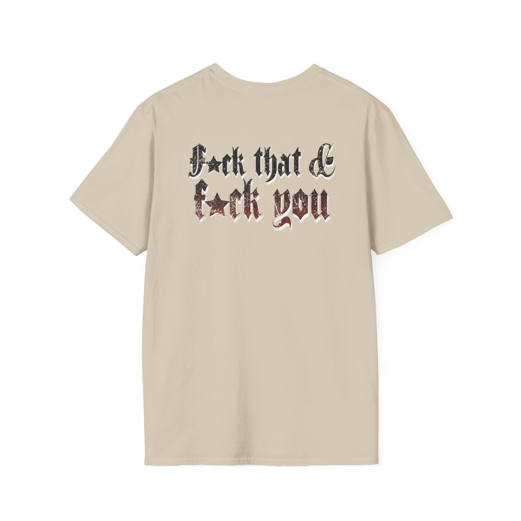 Hd F*ck You Unisex Softstyle T-Shirt - Image 4
