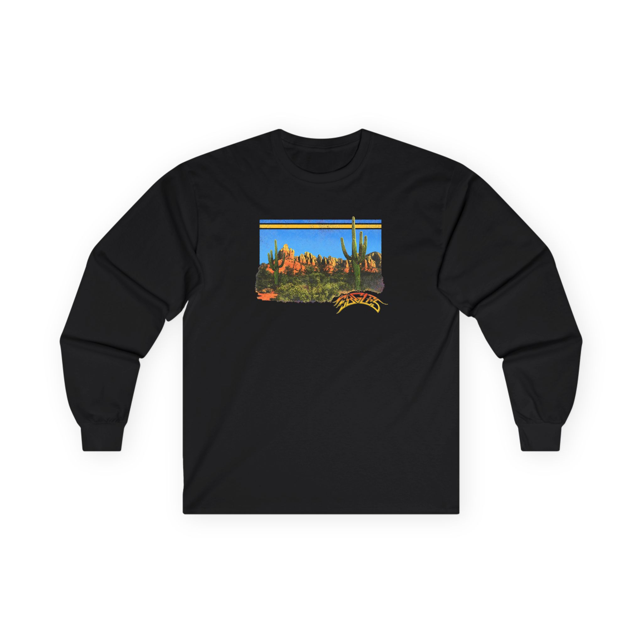 The Eagles Peaceful Easy Feeling Desert Unisex Ultra Cotton Long Sleeve Tee - Image 3