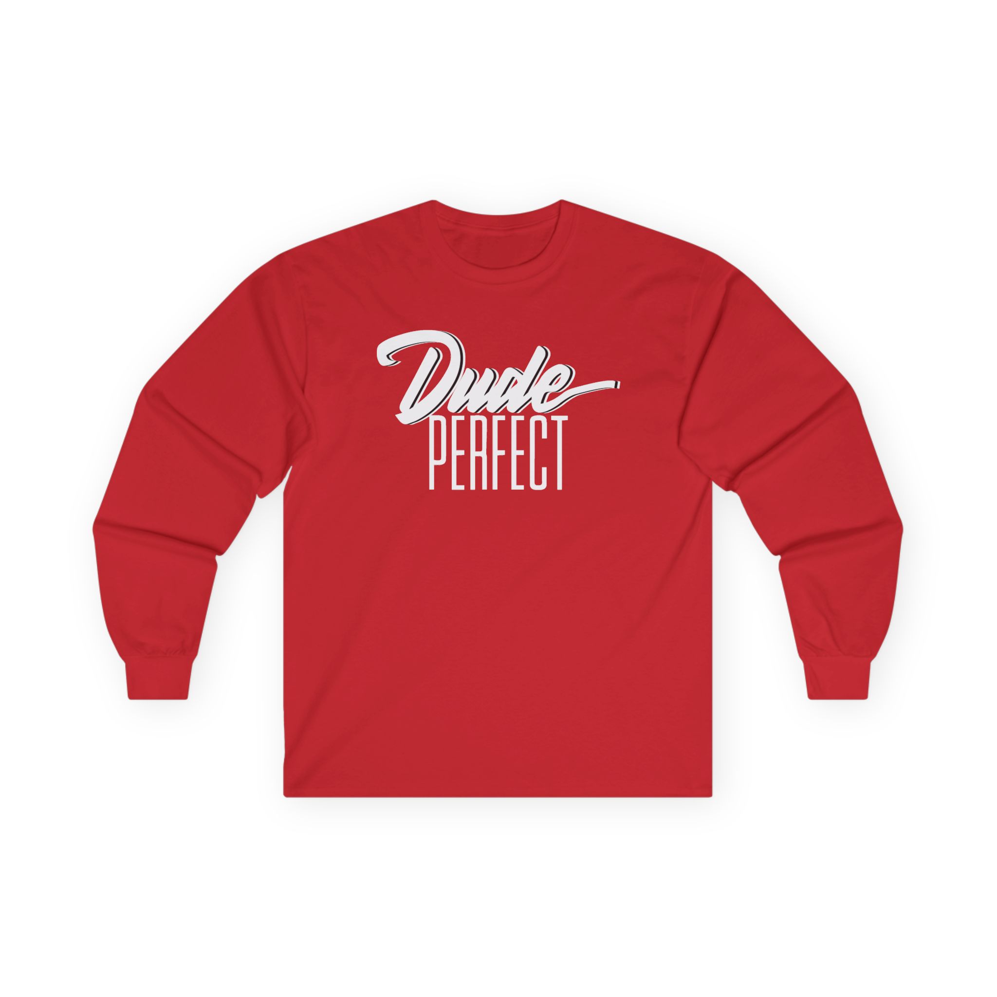 Dude Perfect Dude Script Unisex Ultra Cotton Long Sleeve Tee - Image 17