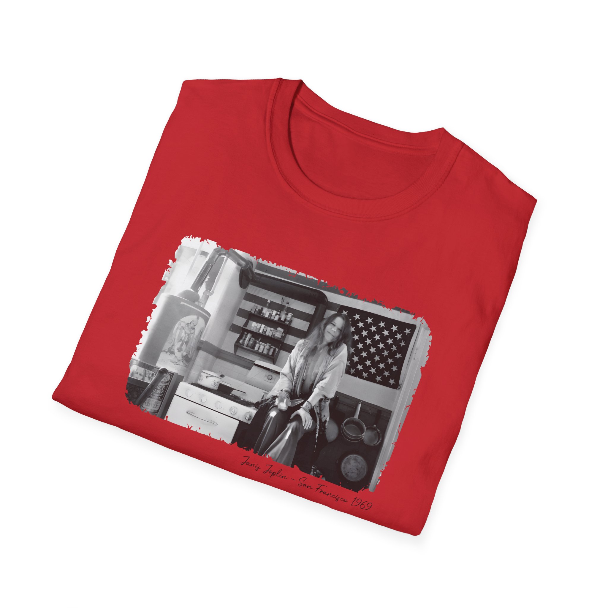 Janis in the Kitchen Unisex Softstyle T-Shirt - Image 52