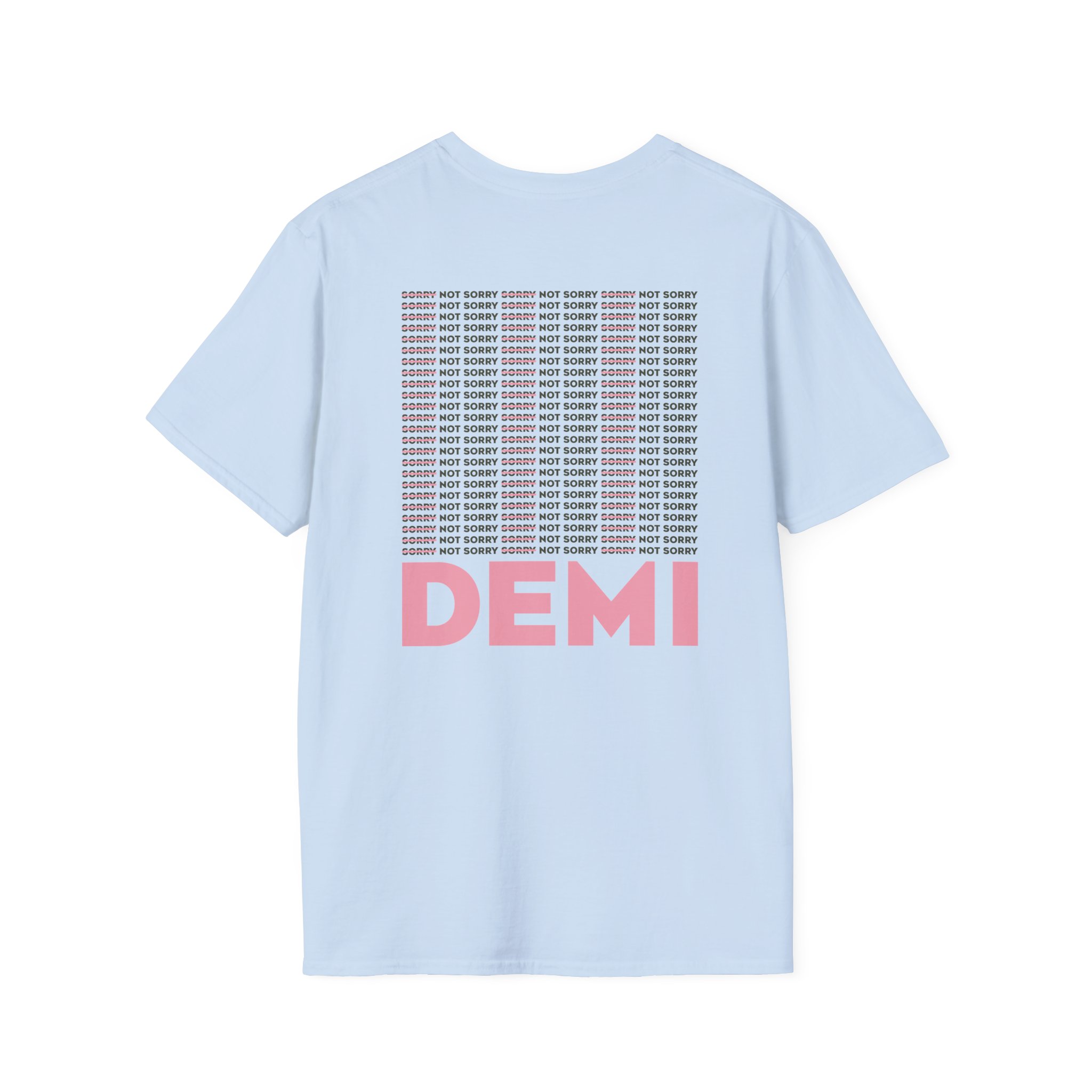 D L Not Sorry Unisex Softstyle T-Shirt - Image 18