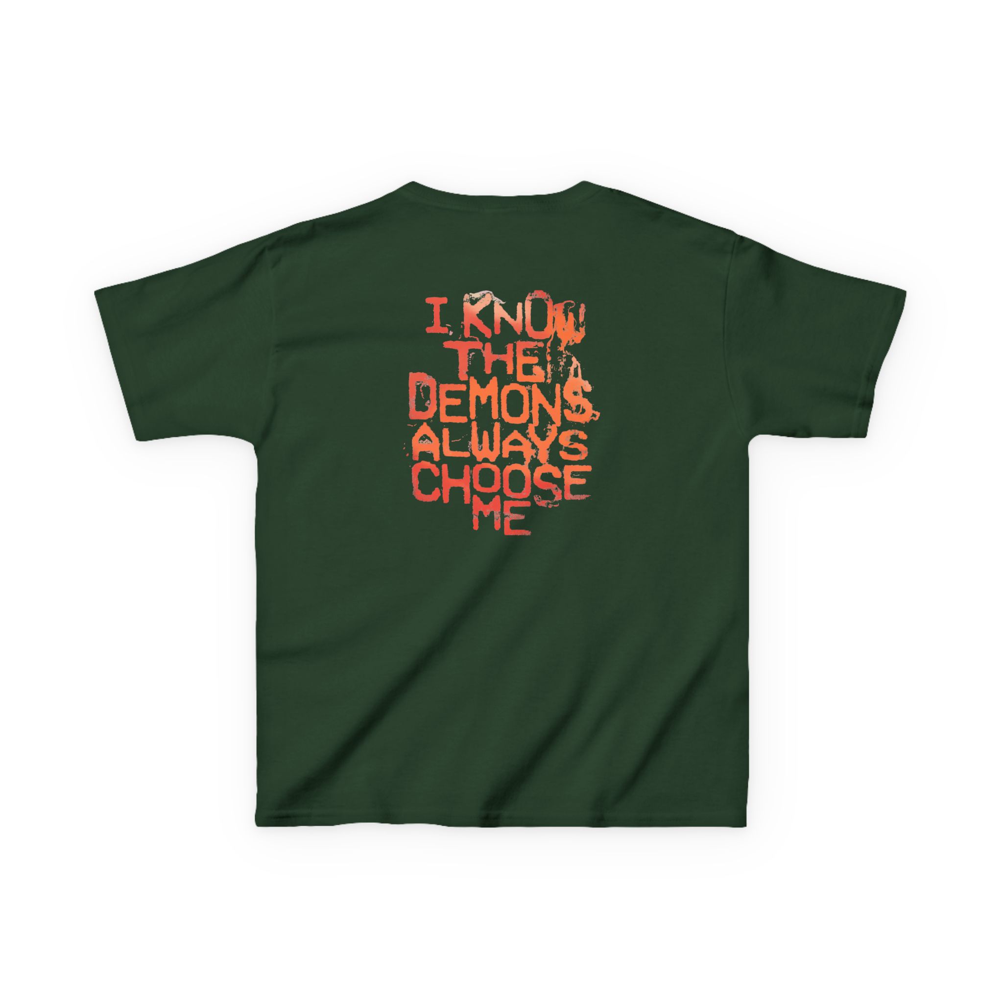 Kids Poppy Negative Spaces Heavy Cotton™ Tee - Image 4