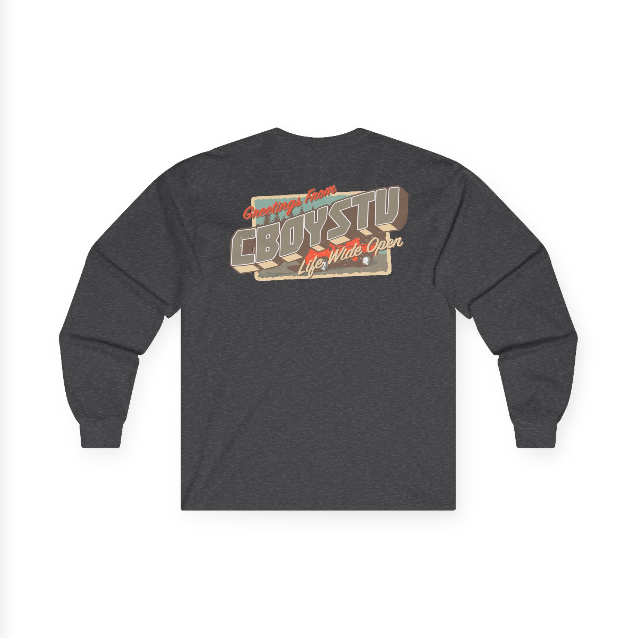 Cboystv Postcard Unisex Ultra Cotton Long Sleeve Tee - Image 14