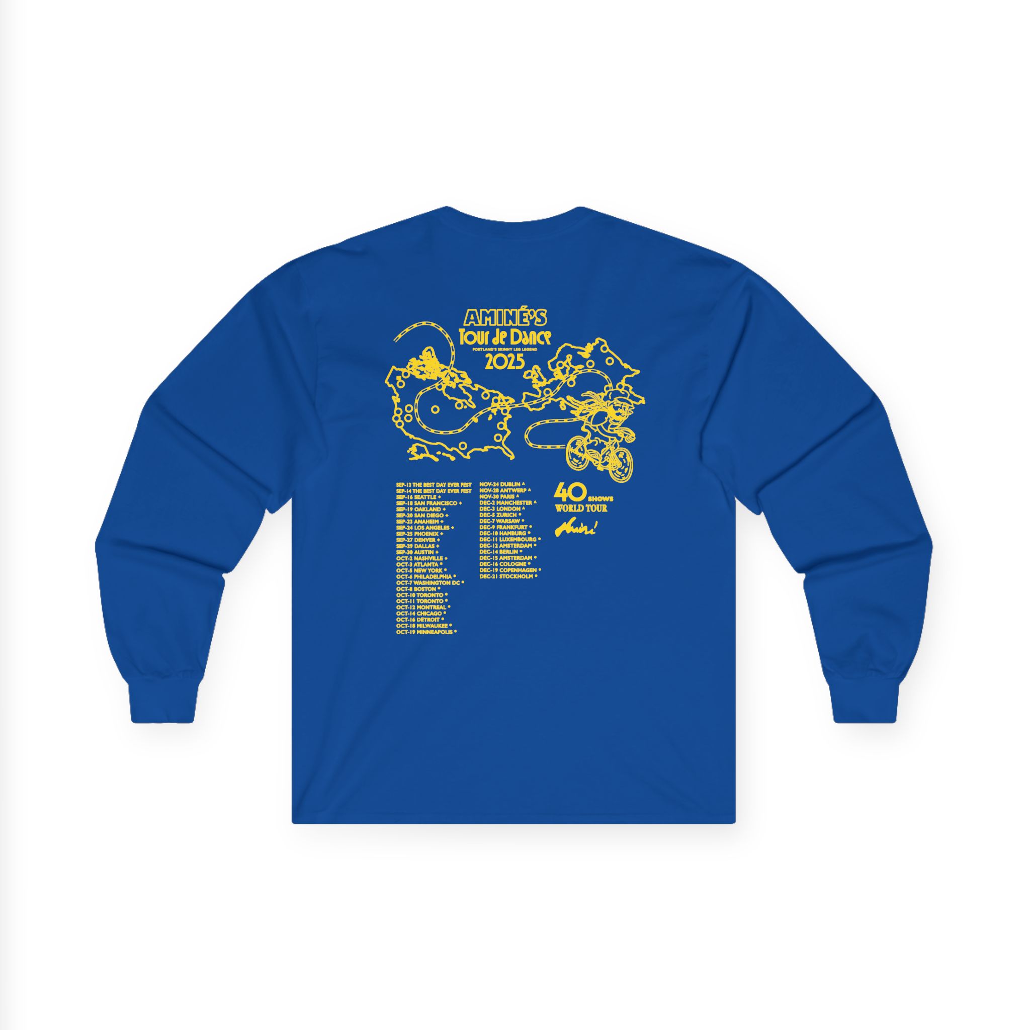 Aminé You're Beautiful Tour Unisex Ultra Cotton Long Sleeve Tee - Image 12
