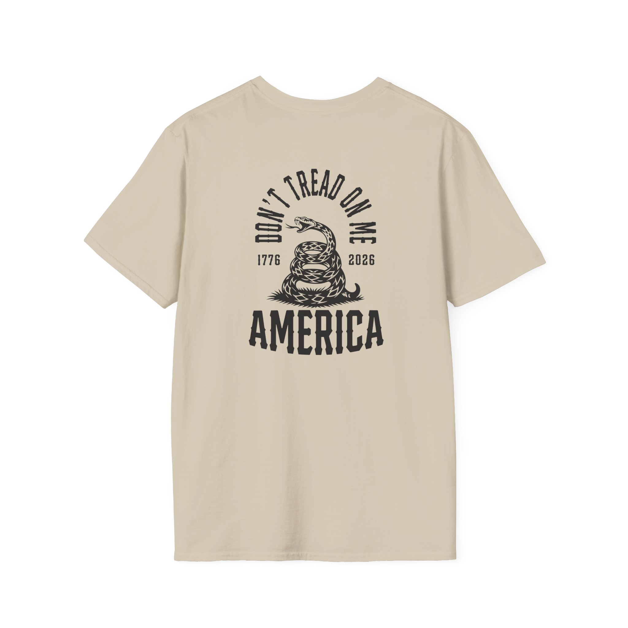 Valuetainment Don't Tread on Me Unisex Softstyle T-Shirt - Image 8