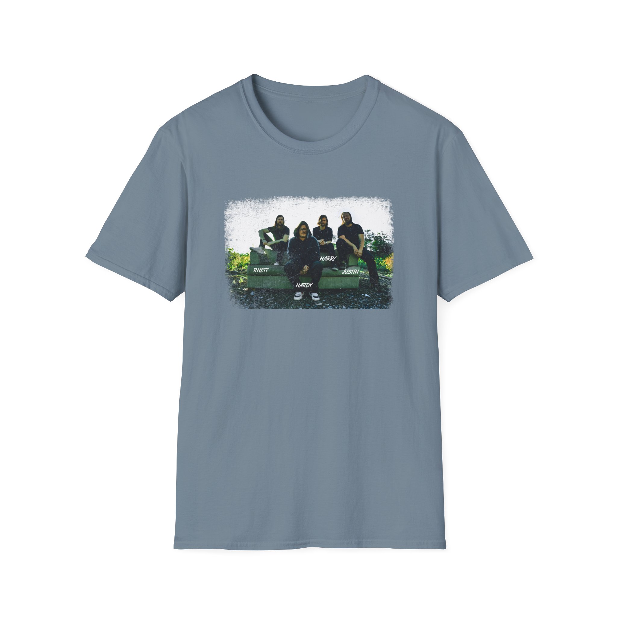 Hd Band Photo Unisex Softstyle T-Shirt - Image 13