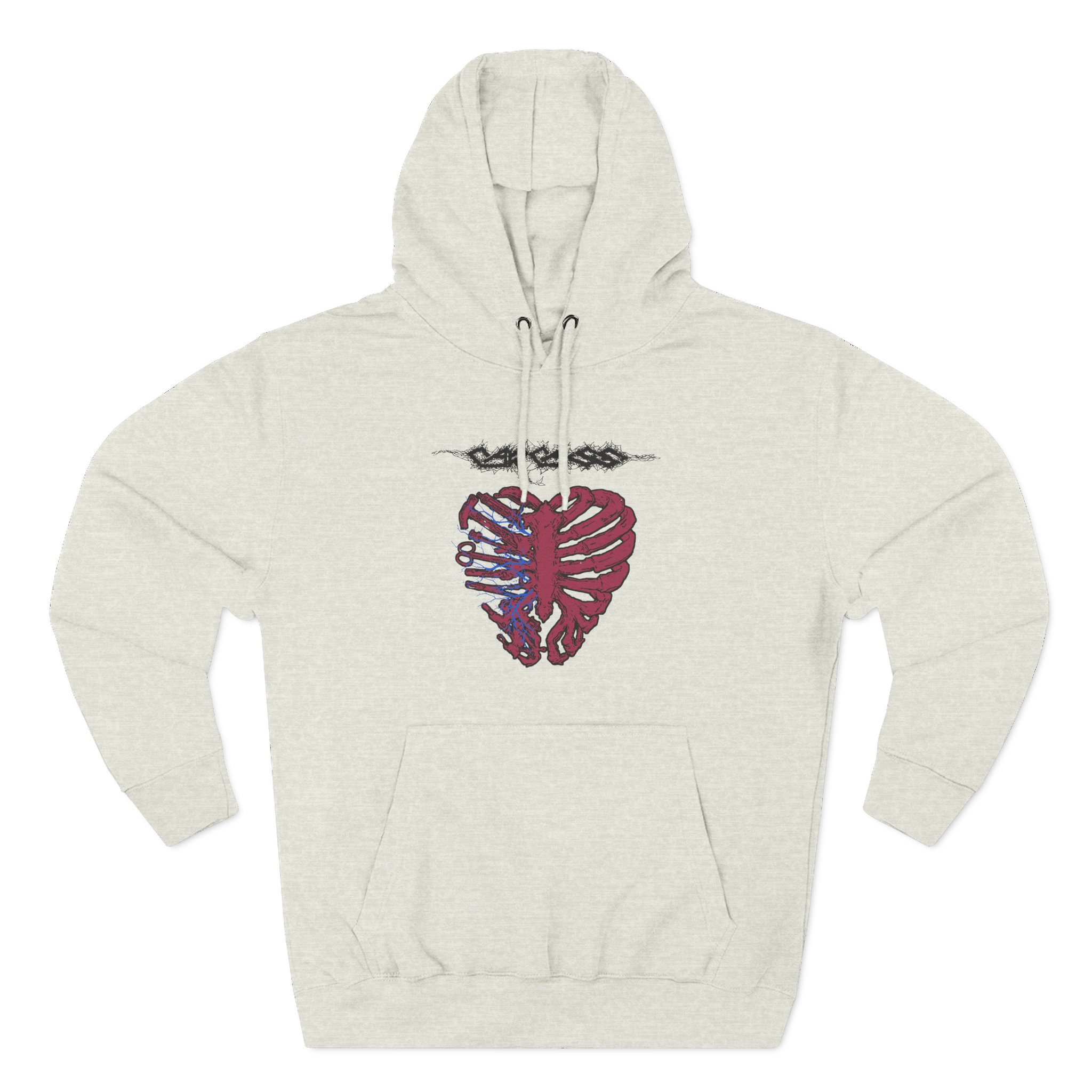 Carcass Three-Panel Fleece Hoodie - Image 9