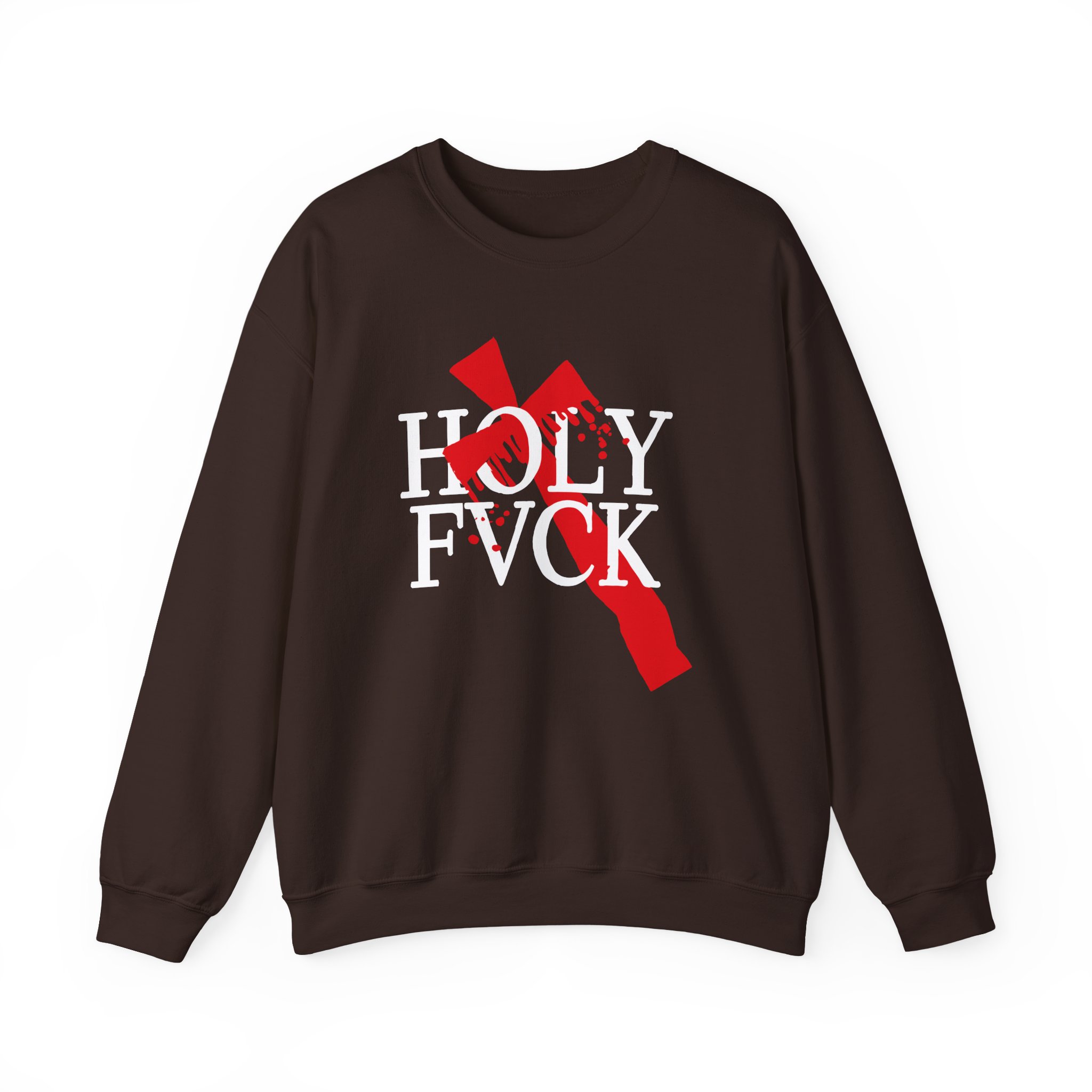 D L Bleeding Cross Unisex Heavy Blend™ Crewneck Sweatshirt - Image 3