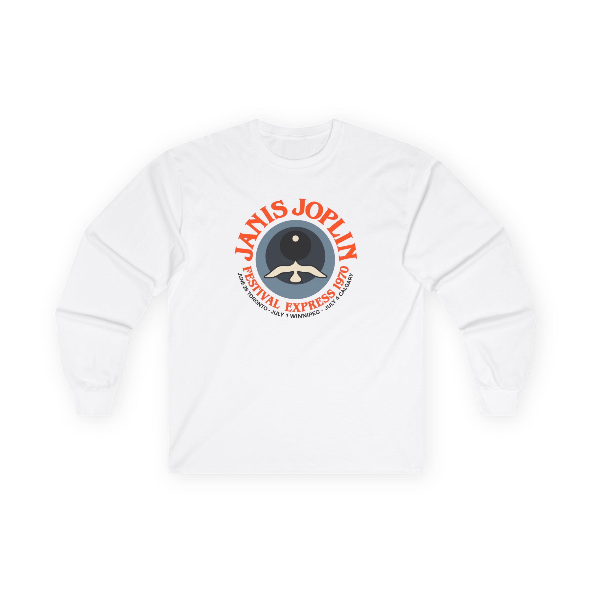 Janis Joplin Festival Express 1970 Unisex Ultra Cotton Long Sleeve Tee