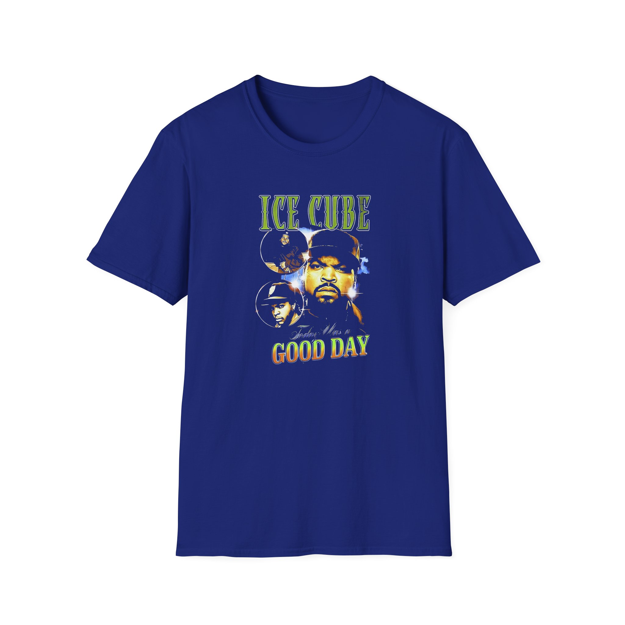 Ice Cube Good Day Photo Collage Unisex Softstyle T-Shirt - Image 13