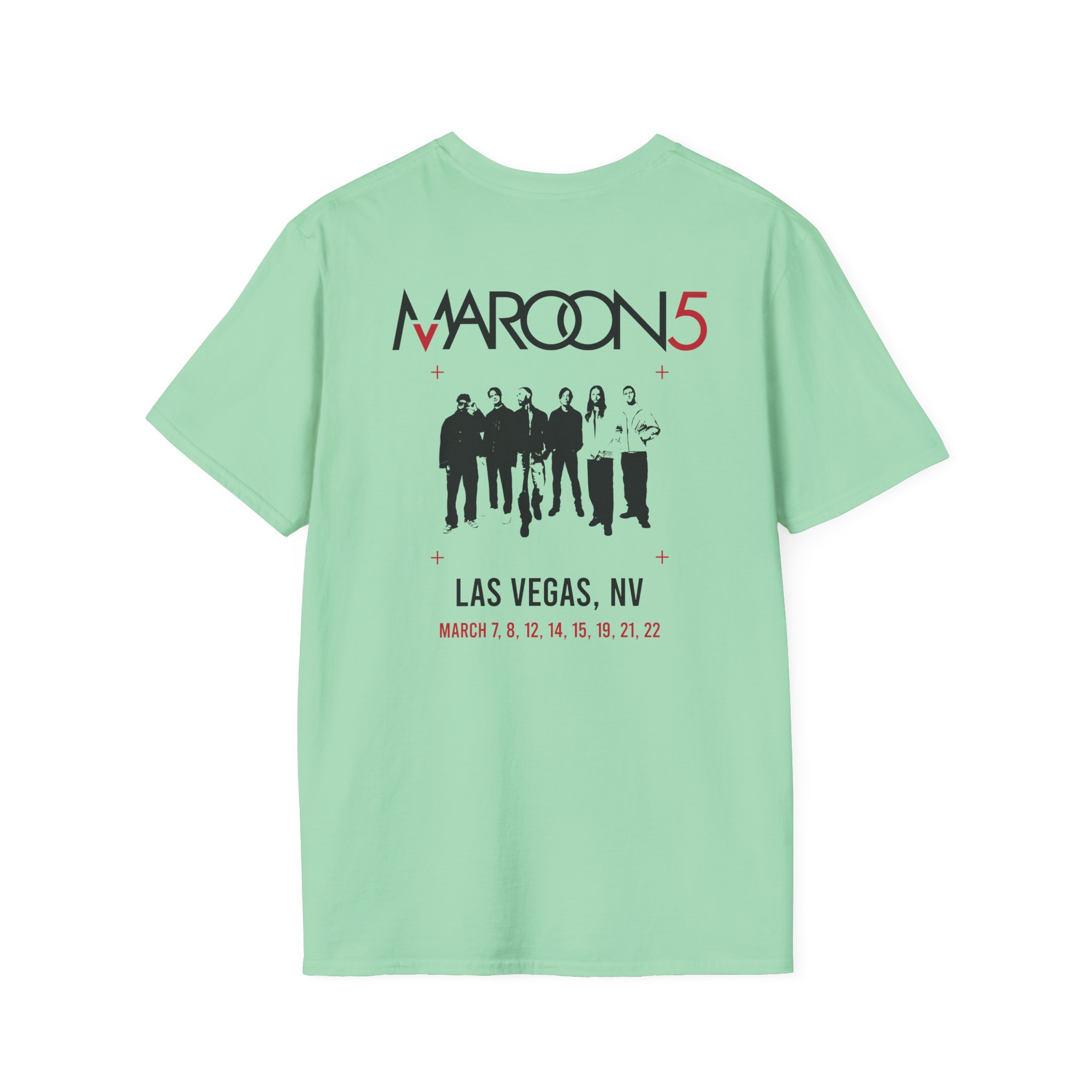 Adam Levine M5LV 2025 Flowers Unisex Softstyle T-Shirt - Image 12
