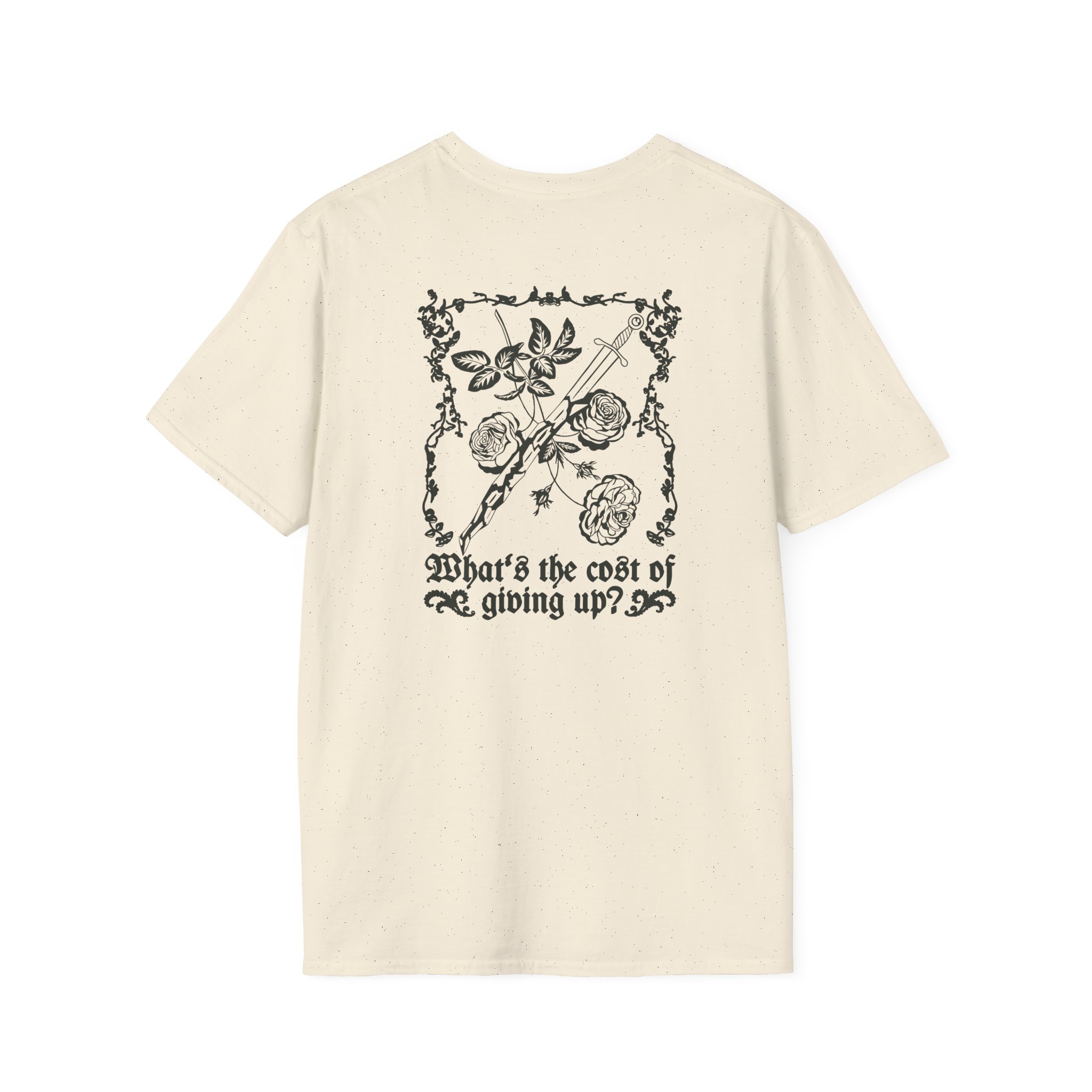 Poppy Cost Of Giving Up Unisex Softstyle T-Shirt - Image 10