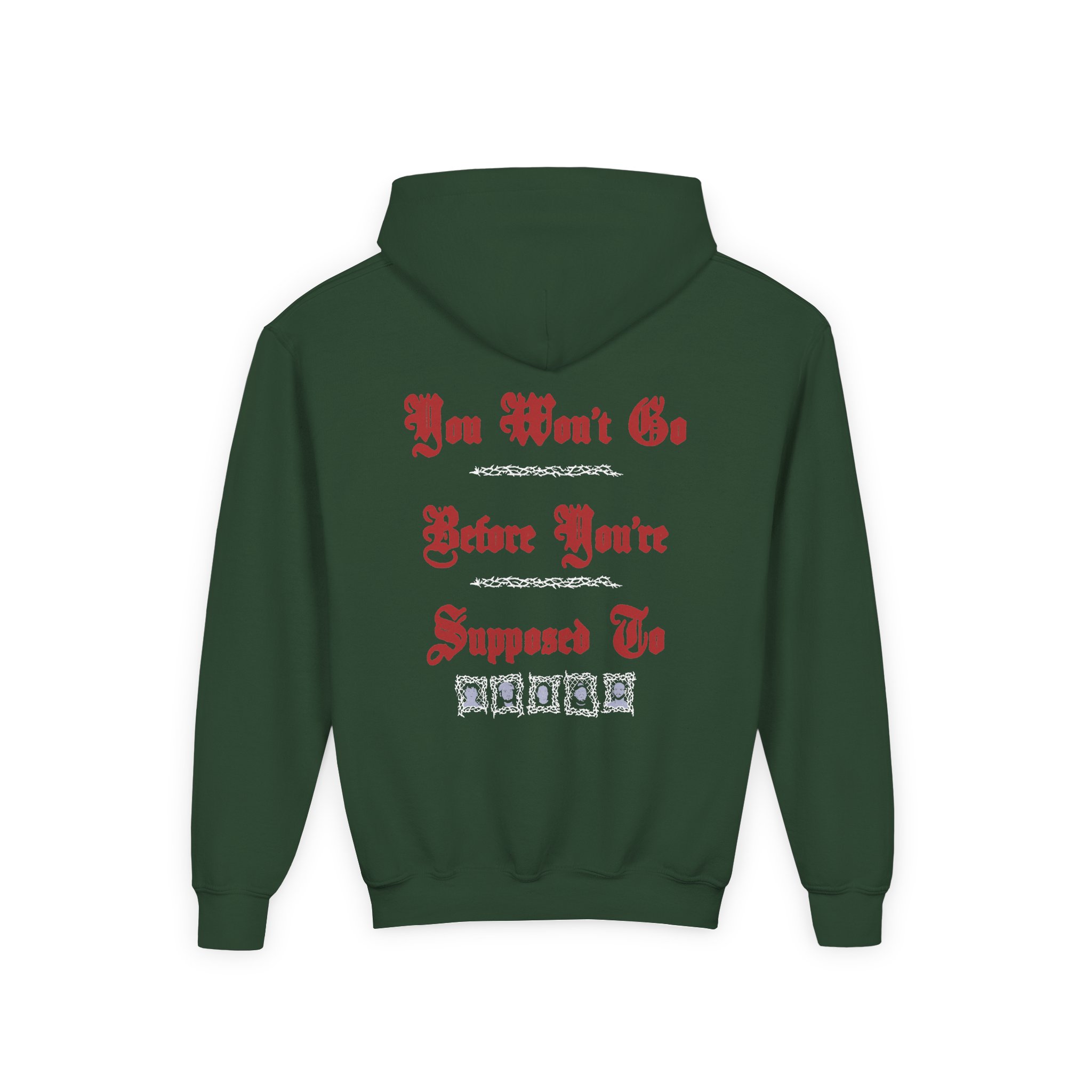 Knocked Loose Girl Knife Suffocate Youth Heavy Blend Hooded Sweatshirt - Image 4