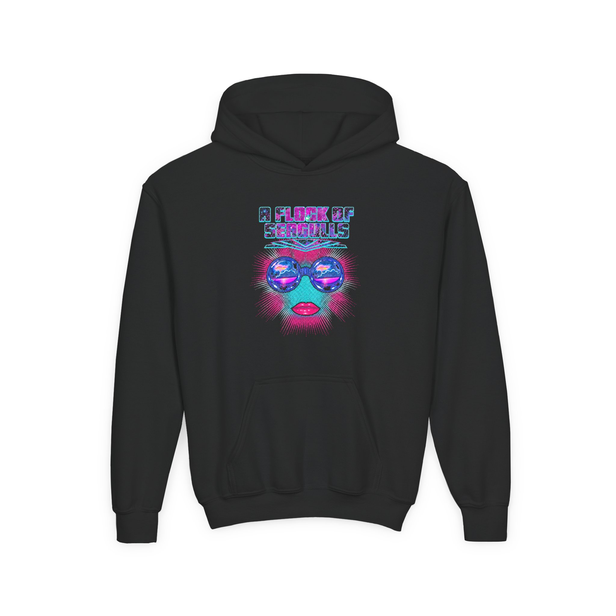 A Flock of Seagulls Galaxy Youth Heavy Blend Hooded Sweatshirt