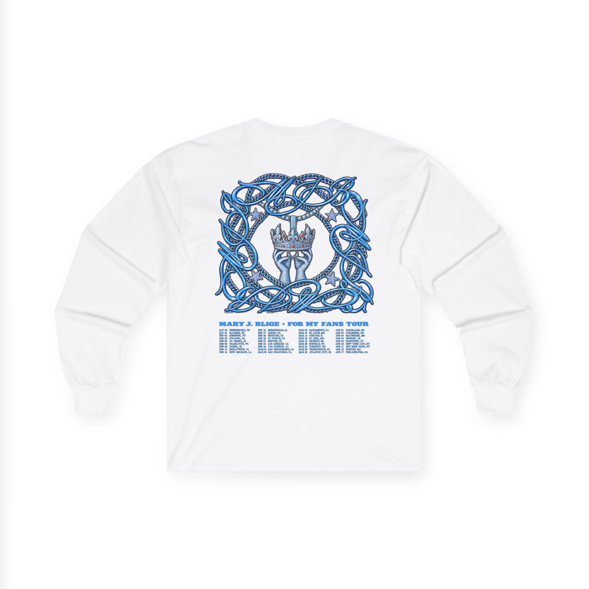 Mary J Blige Chain Unisex Ultra Cotton Long Sleeve Tee - Image 4