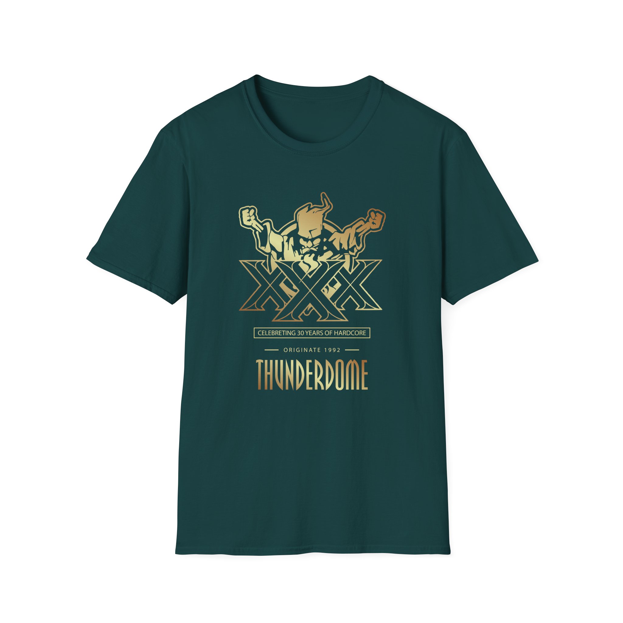 Thunderdome 30 Years of Hardcore Unisex Softstyle T-shirt - Image 11