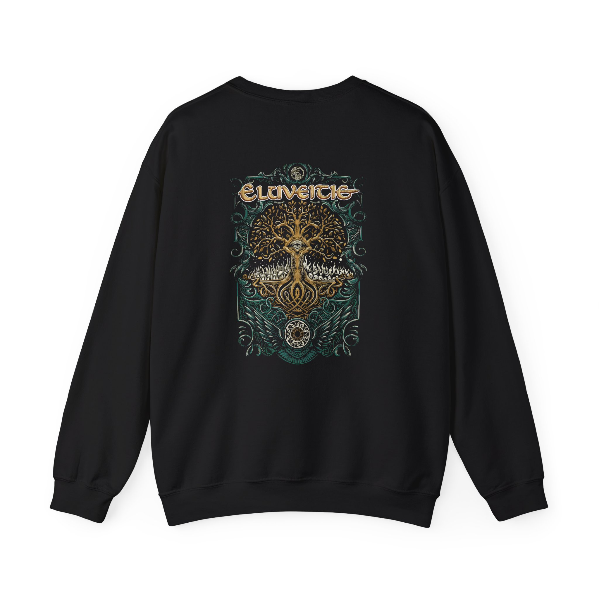Eluveitie Celtic Tree Unisex Heavy Blend™ Crewneck Sweatshirt - Image 2