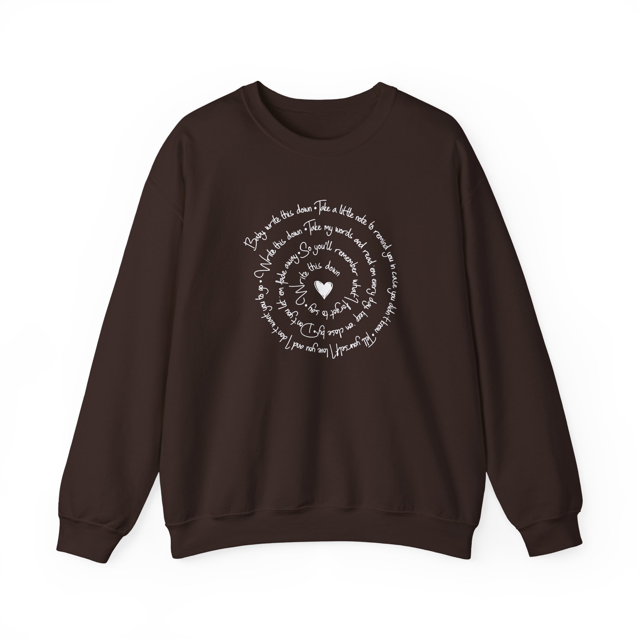 George Strait Wine Write This Down Unisex Heavy Blend™ Crewneck Sweatshirt - Image 5