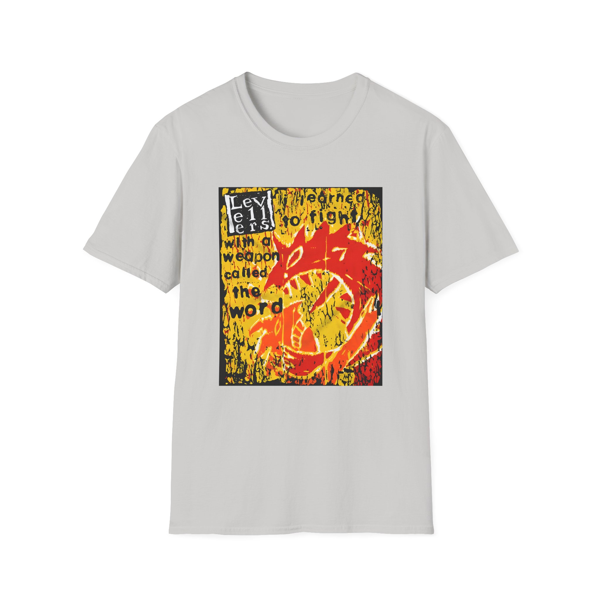Levellers a Weapon Called the Word Unisex Softstyle T-shirt - Image 5