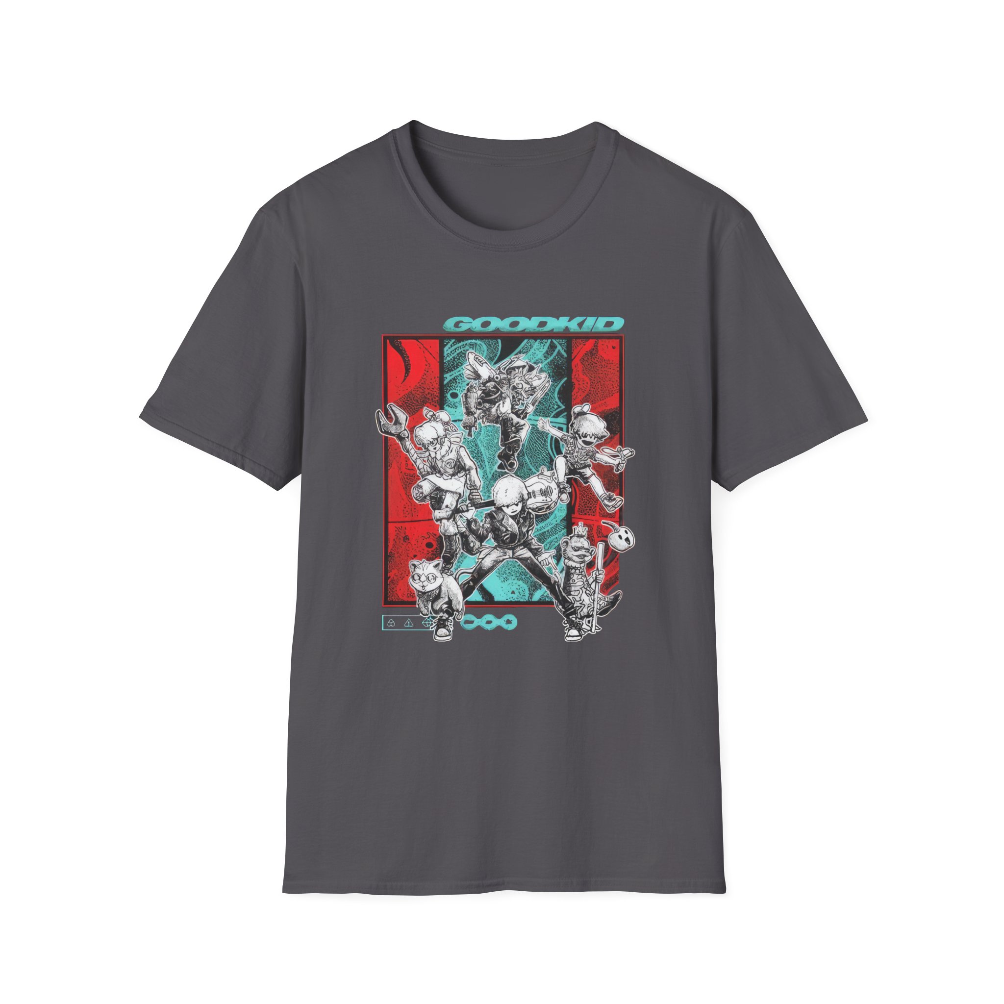 Good Kid Logo Unisex Softstyle T-Shirt - Image 9