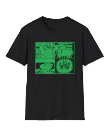 Chat Pile Green Rat Boy Unisex Softstyle T-shirt