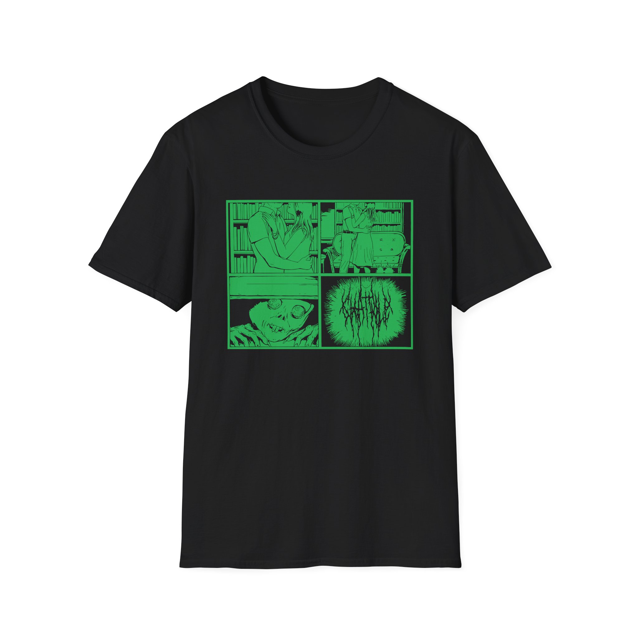 Chat Pile Green Rat Boy Unisex Softstyle T-shirt