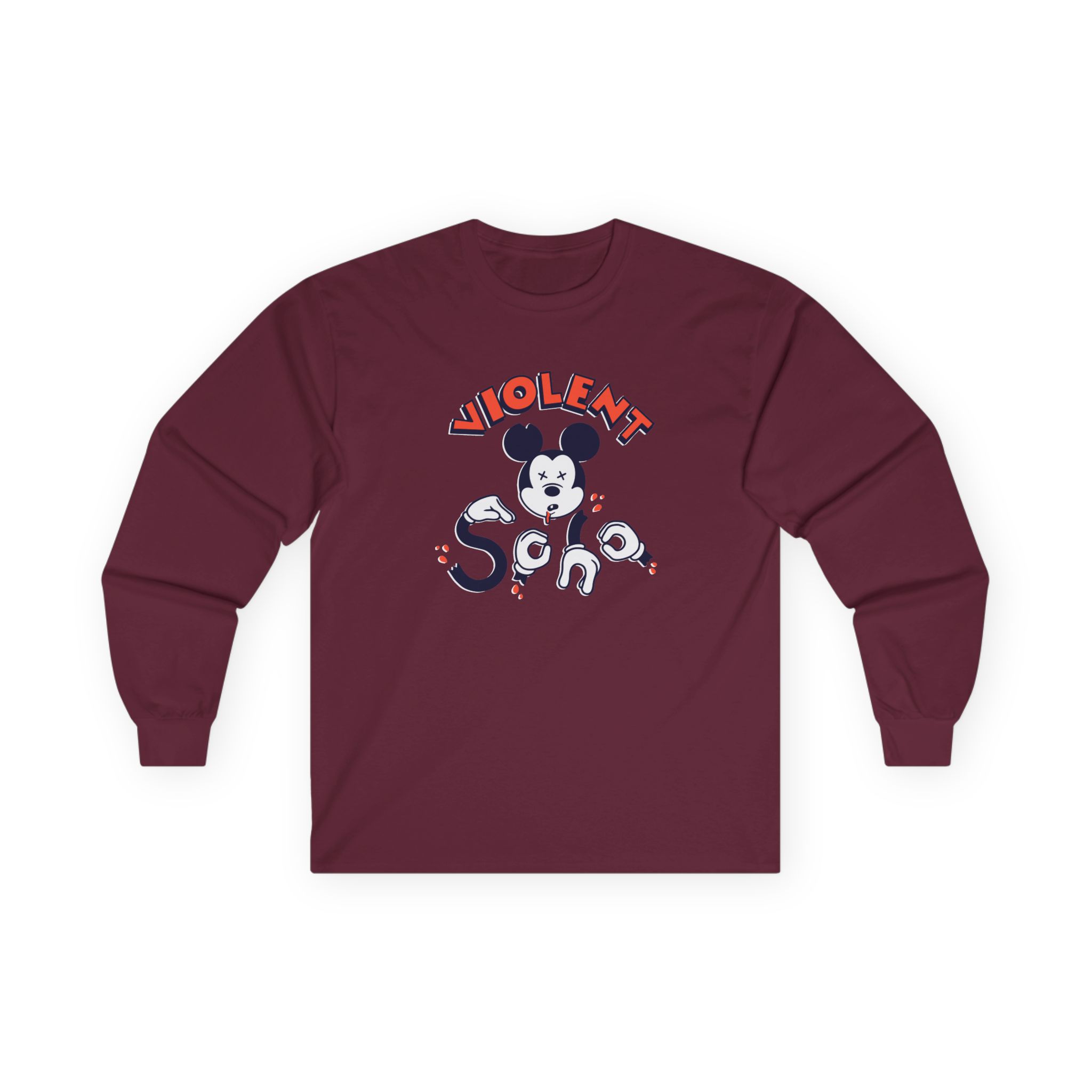 Violent Soho Dead Mouse Unisex Ultra Cotton Long Sleeve Tee - Image 7