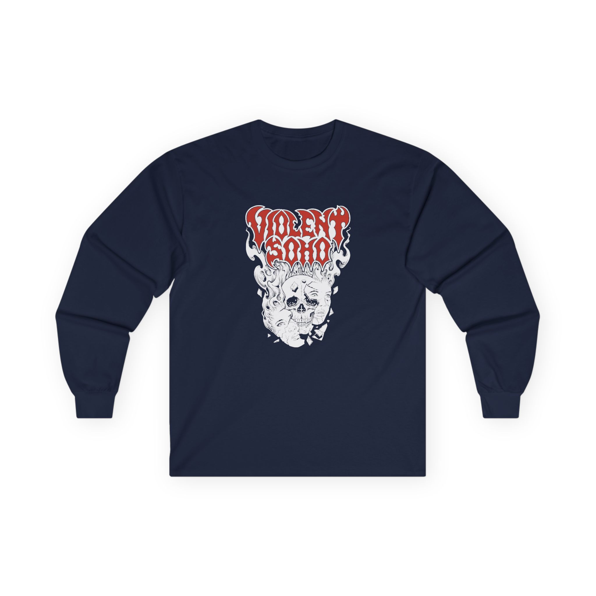 Violent Soho Murdoch Skull Unisex Ultra Cotton Long Sleeve Tee - Image 13