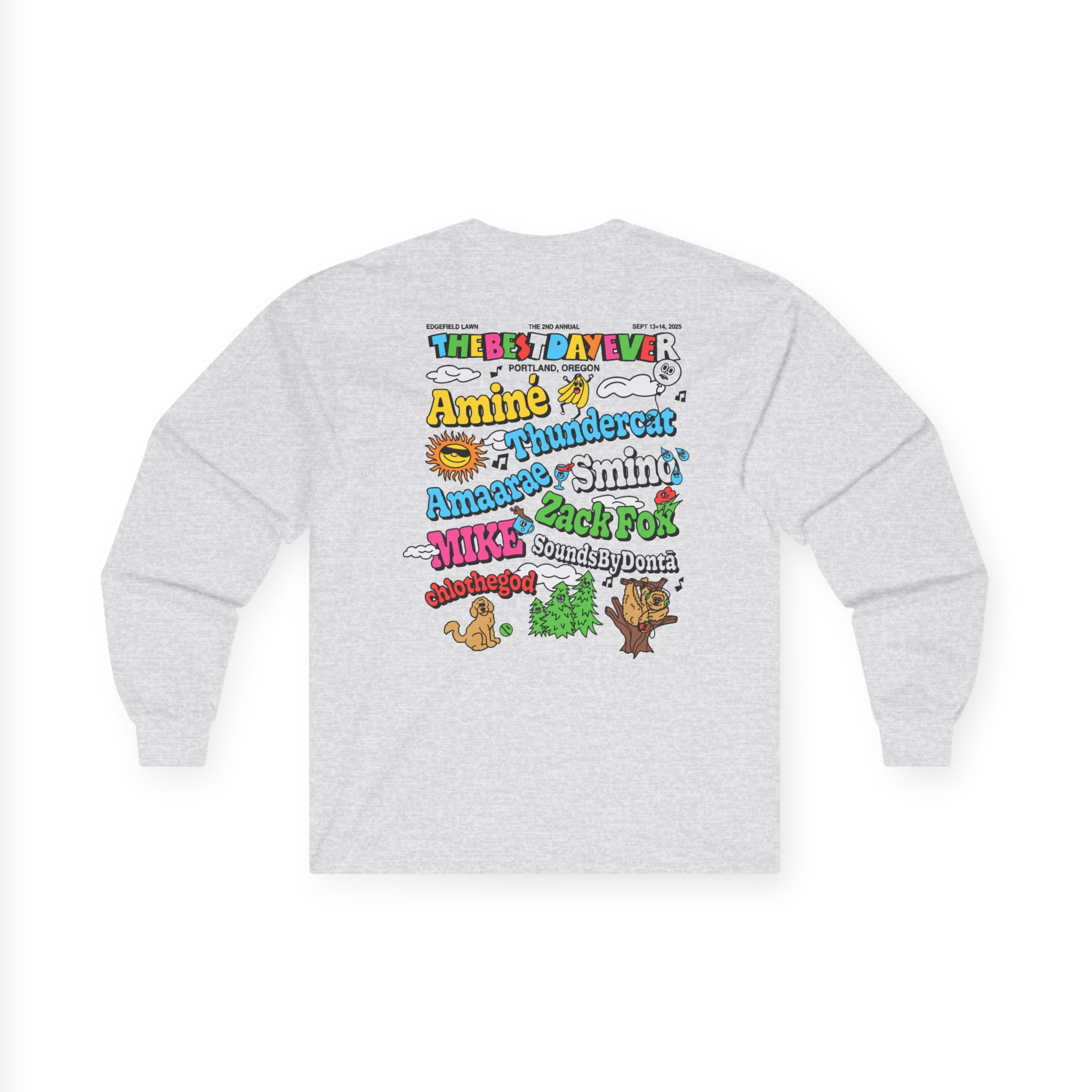 Aminé the Best Day Ever Unisex Ultra Cotton Long Sleeve Tee - Image 6
