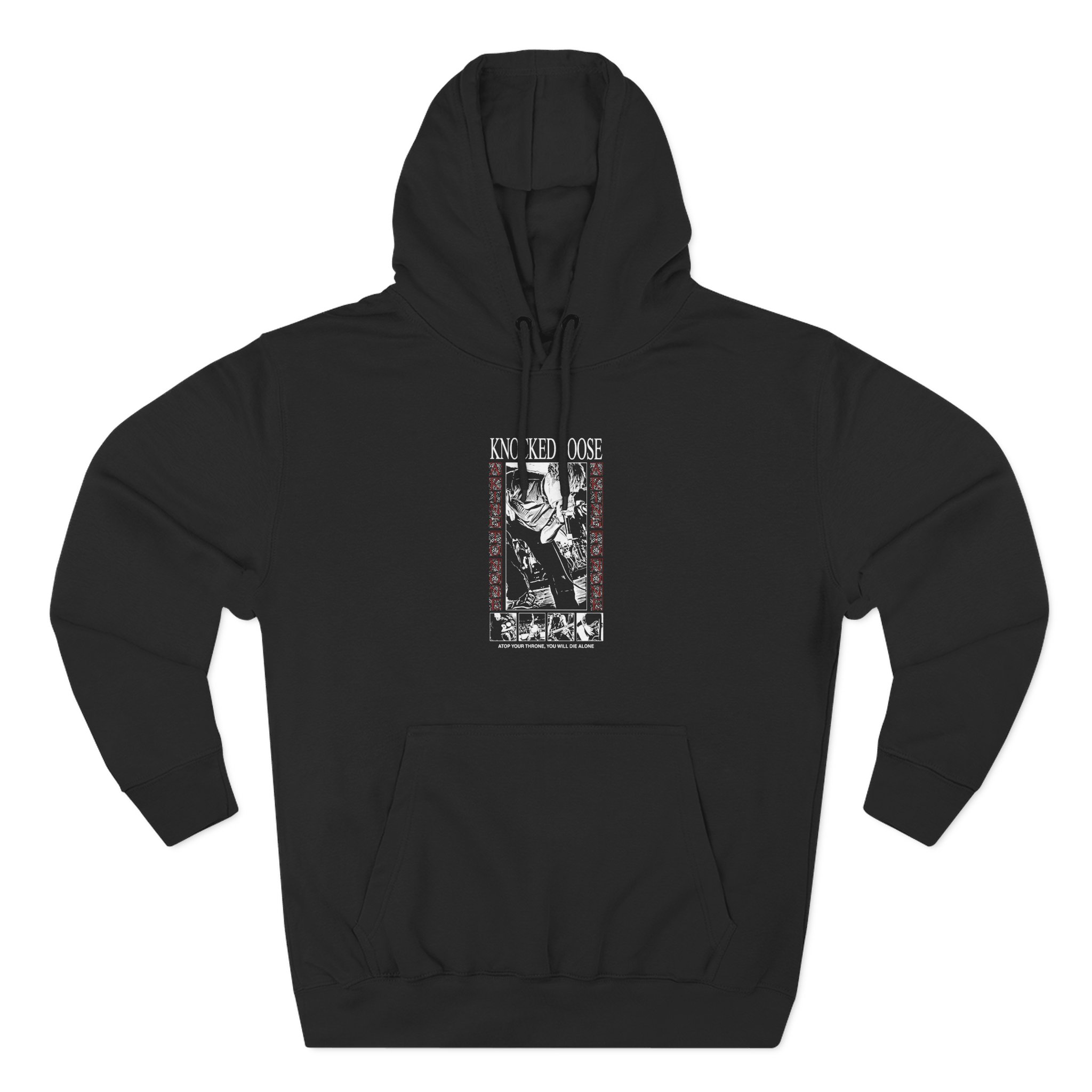Knocked Loose Atop Your Throne Three-Panel Fleece Hoodie