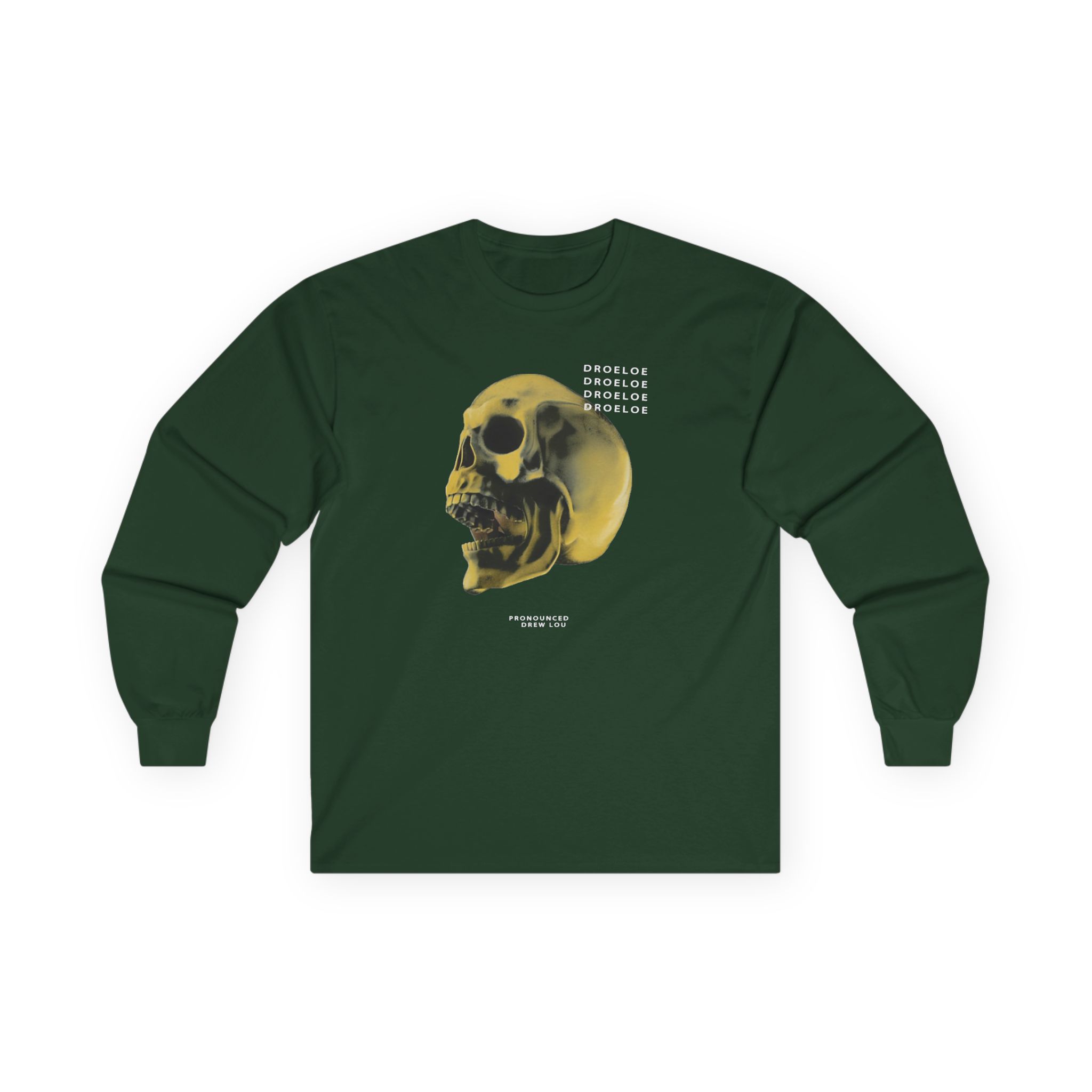 Deadbeats Gold Skull Unisex Ultra Cotton Long Sleeve Tee - Image 5