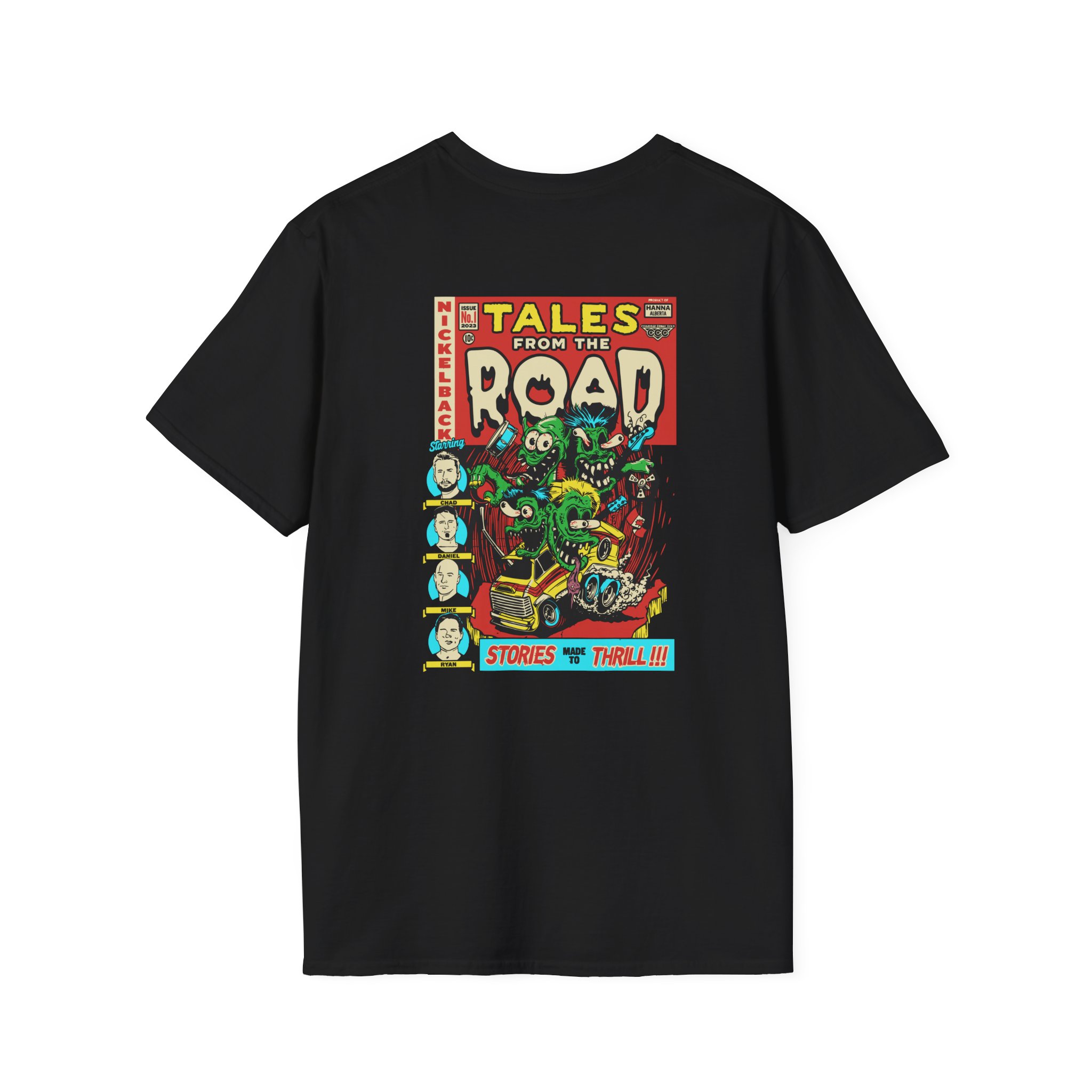 Nickelback Tales From the Road Unisex Softstyle T-Shirt - Image 2