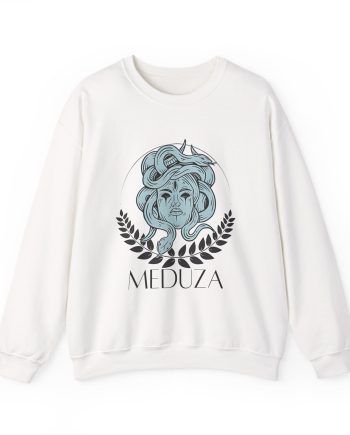 Meduza Head Fleece Unisex Heavy Blend™ Crewneck Sweatshirt