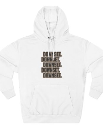 Downset Three-Panel Fleece Hoodie
