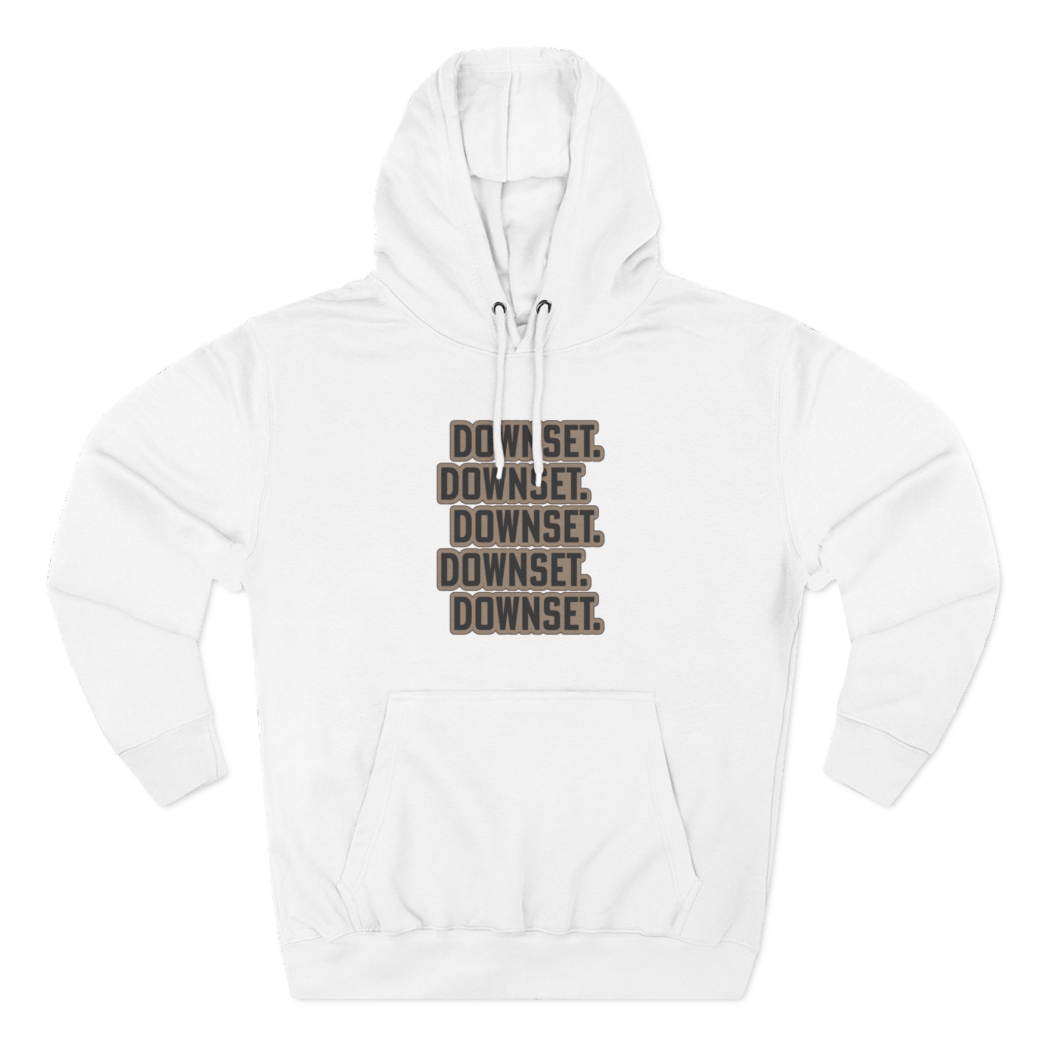 Downset Three-Panel Fleece Hoodie
