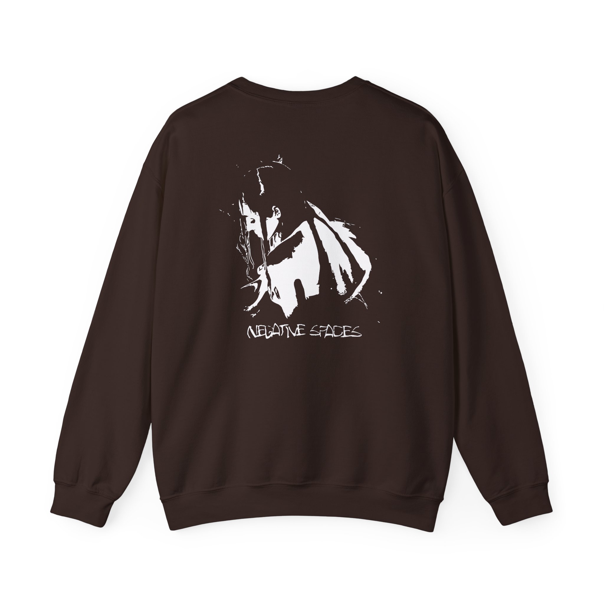 Poppy Negative Spaces Unisex Heavy Blend™ Crewneck Sweatshirt - Image 4